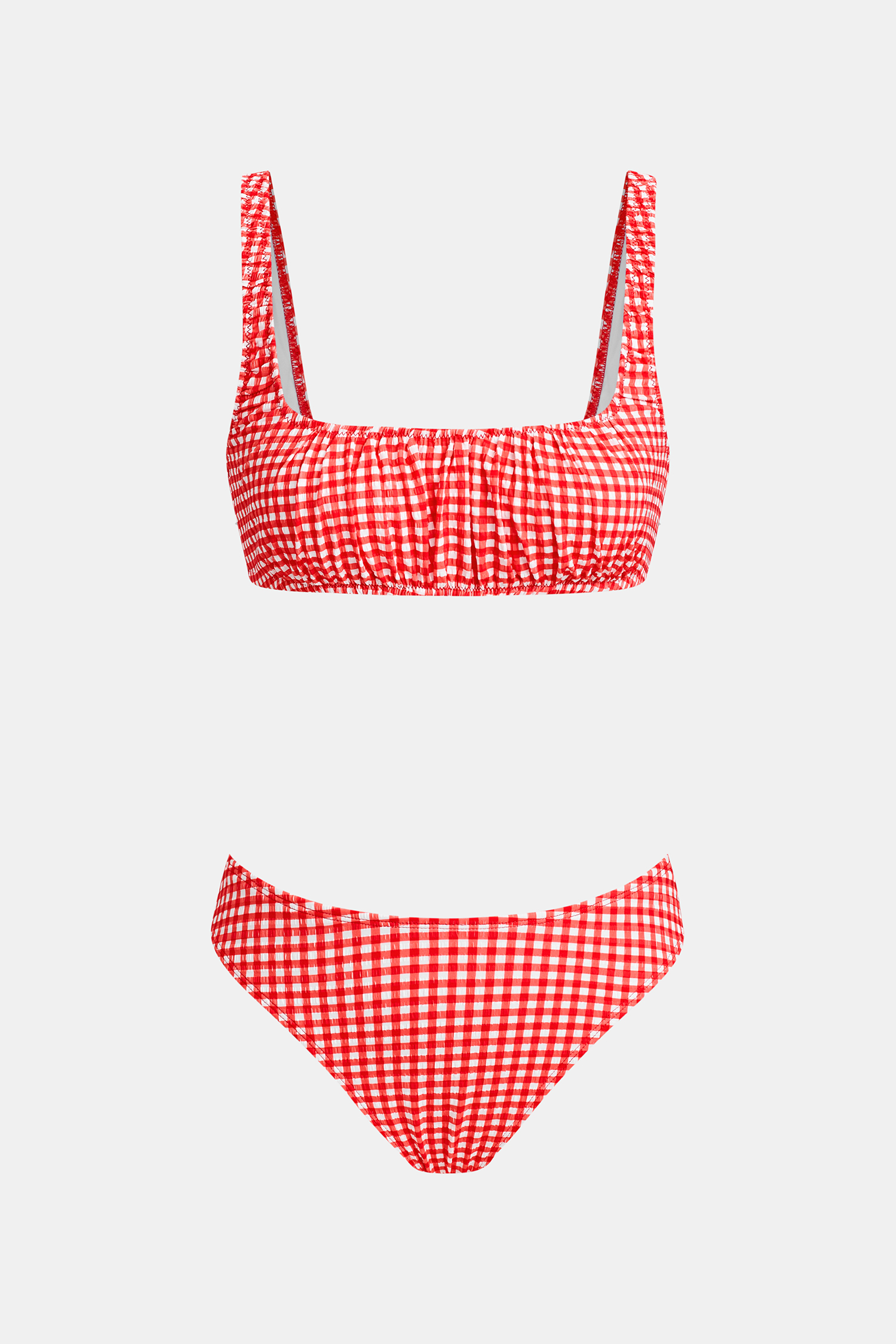 Spring Stunner Gingham Bikini Set