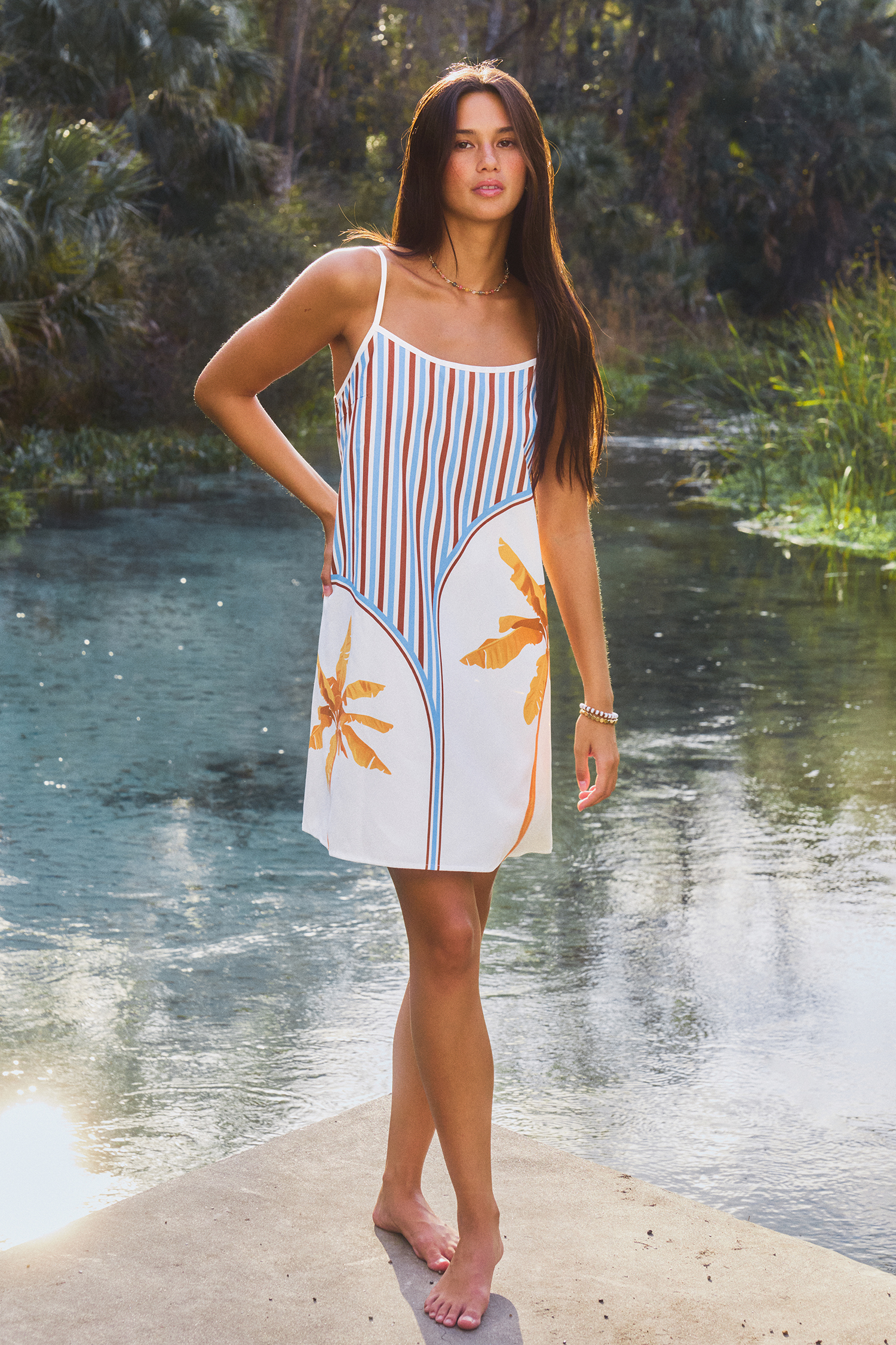 Big Adventure Tropical Mini Dress