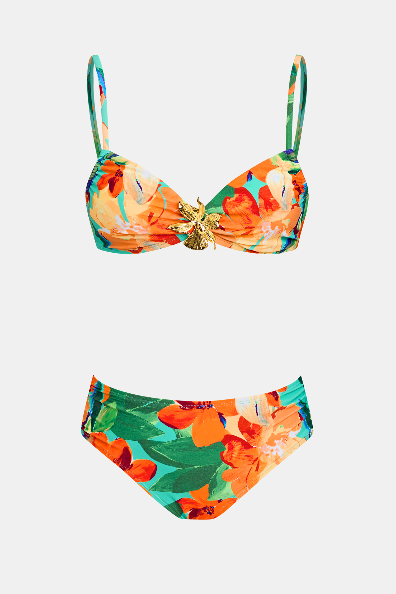 Paddleboard Princess Floral Bikini Set