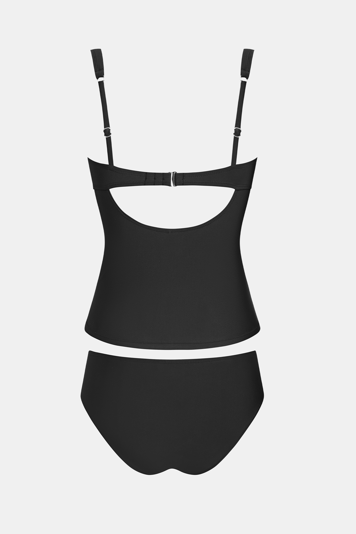 Tides Are Turning Black Tankini Set