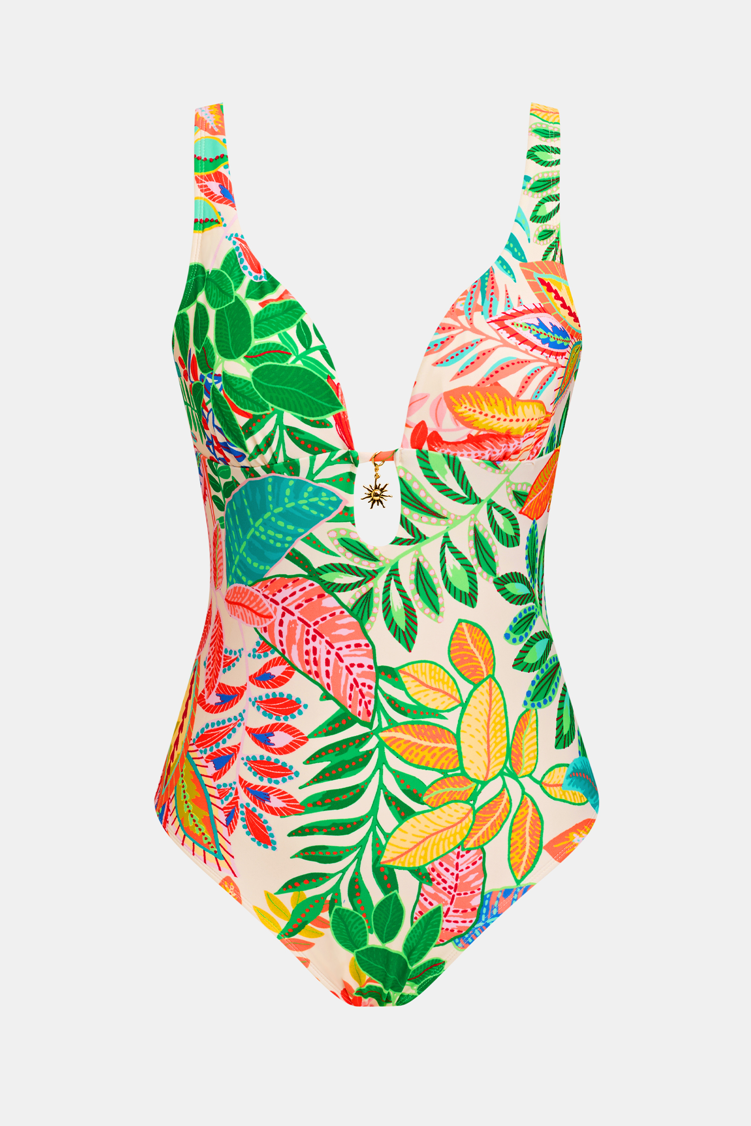 Palm Parade Tummy Control One-Piece Swimsuit