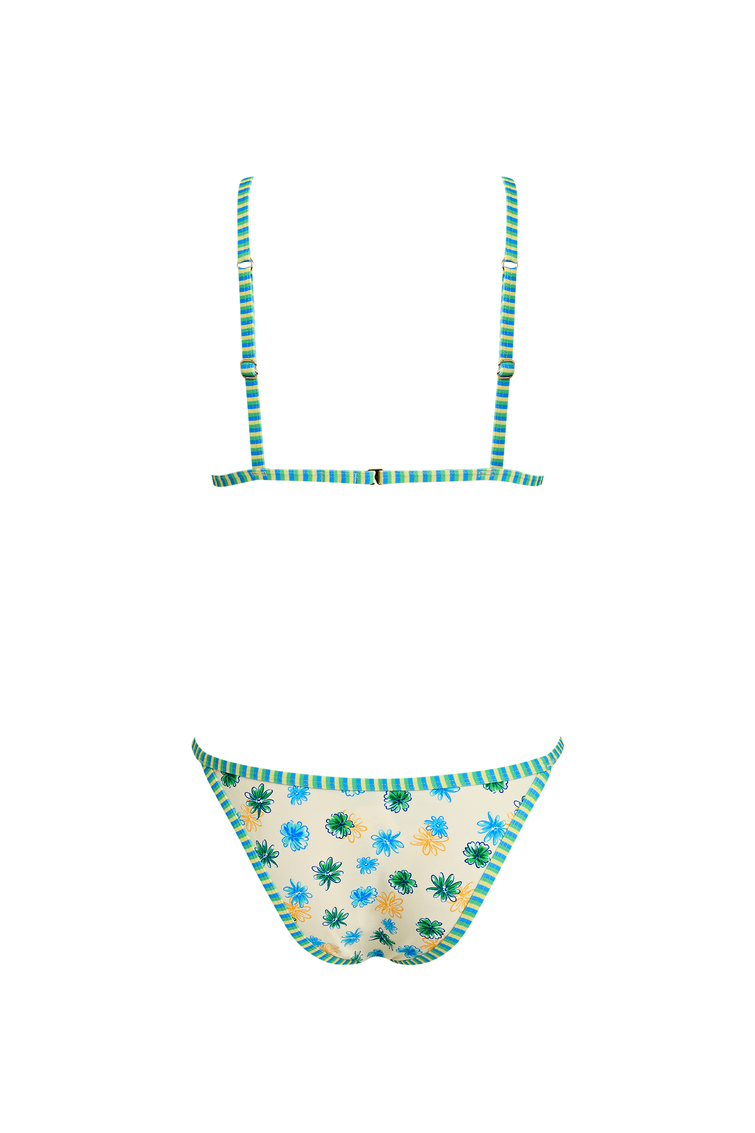 Tropical Blooms Floral Bikini Set