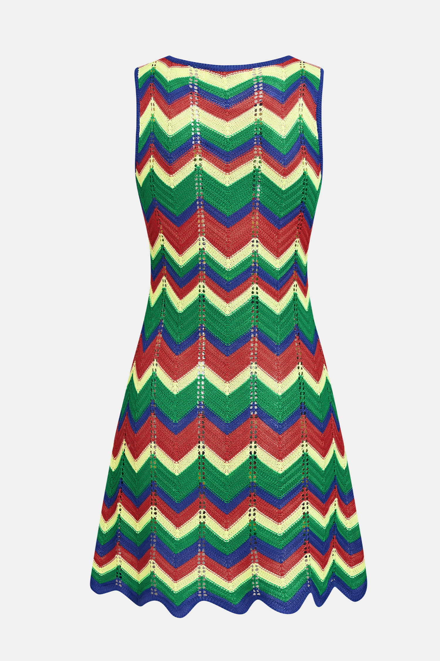Main Attraction Chevron Mini Dress