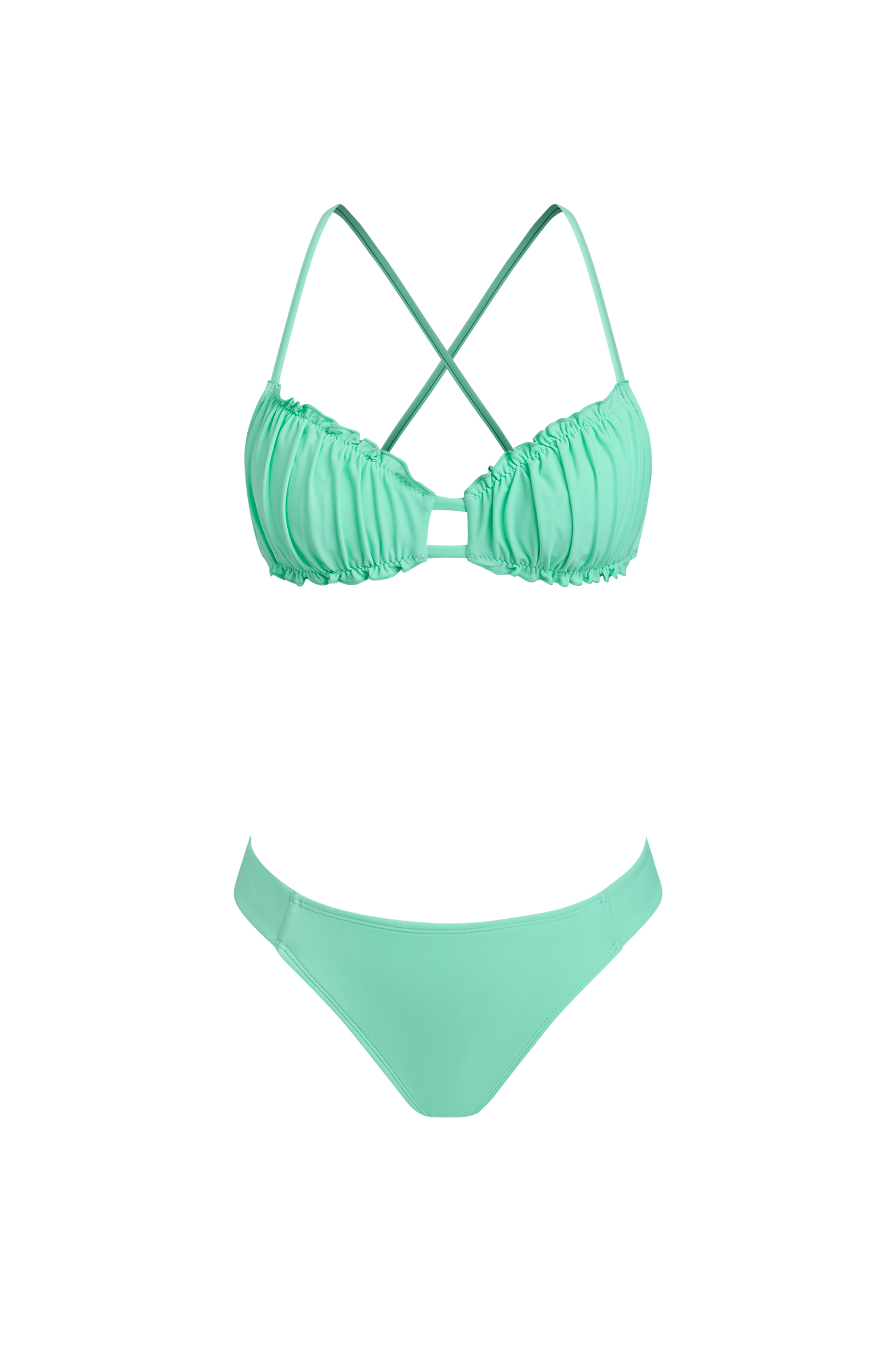 Jet Ski Baby Green Bikini Set