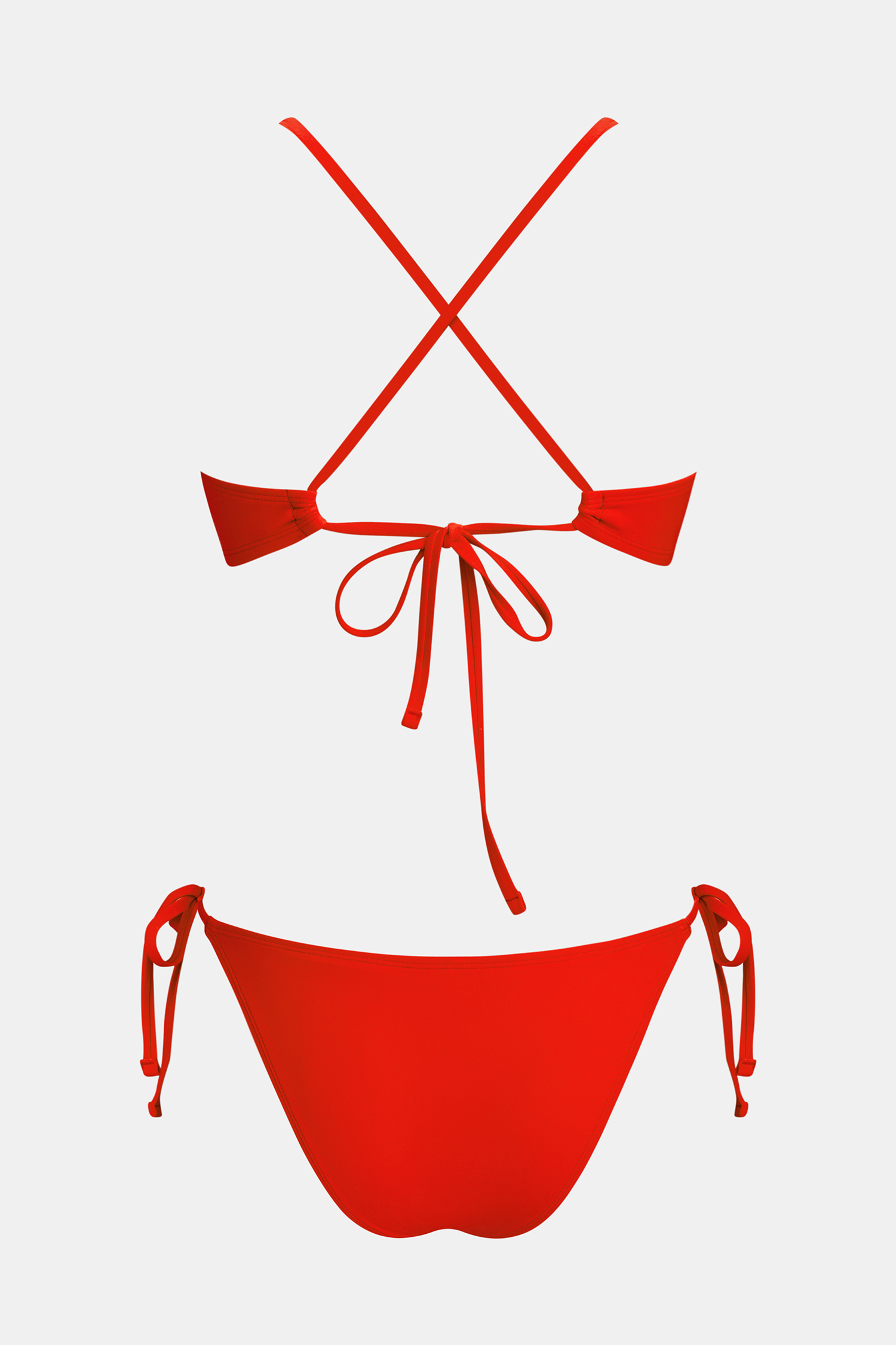 Hibiscus Heat Red Bikini Set