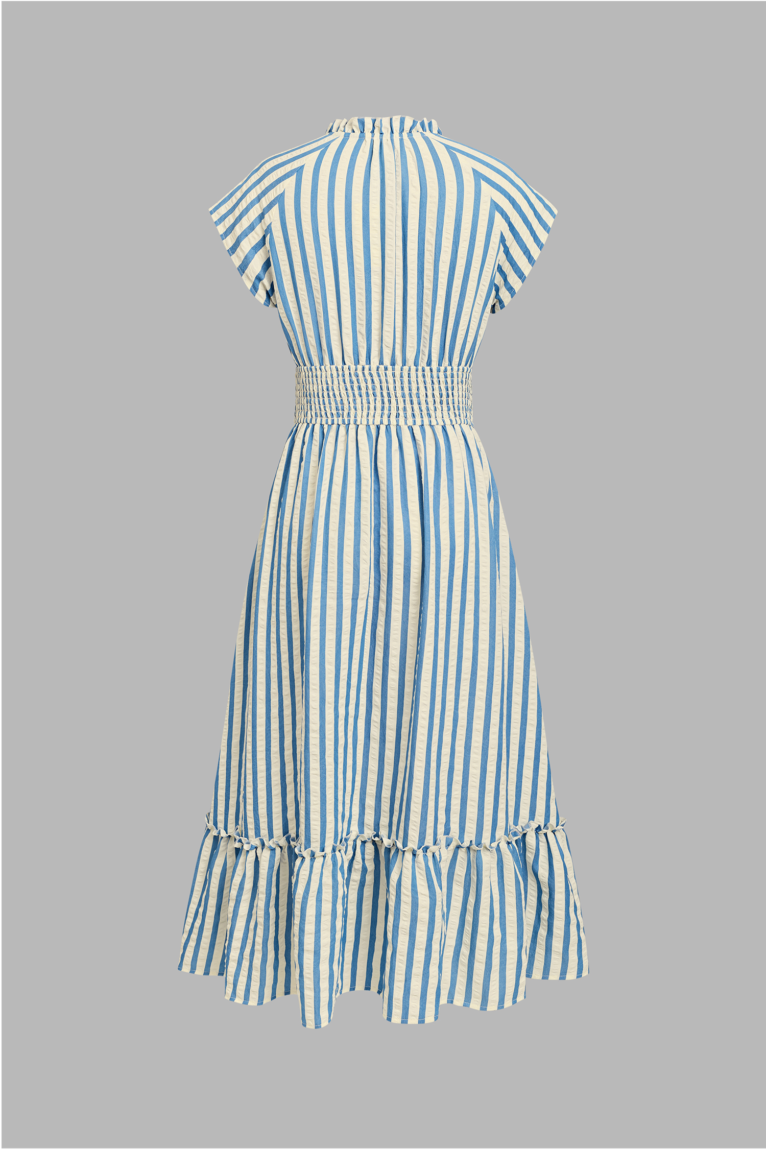 Sunset Cruise Striped Midi Dress