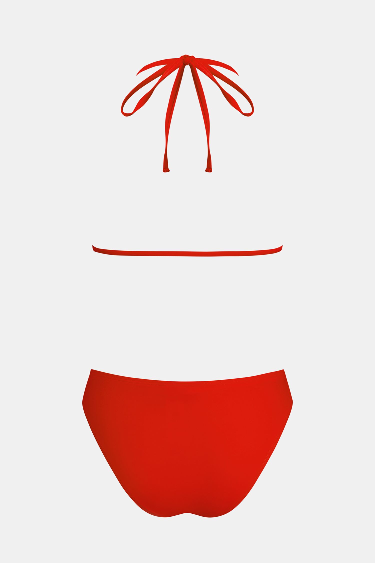 Guava Glow Red Bikini Set