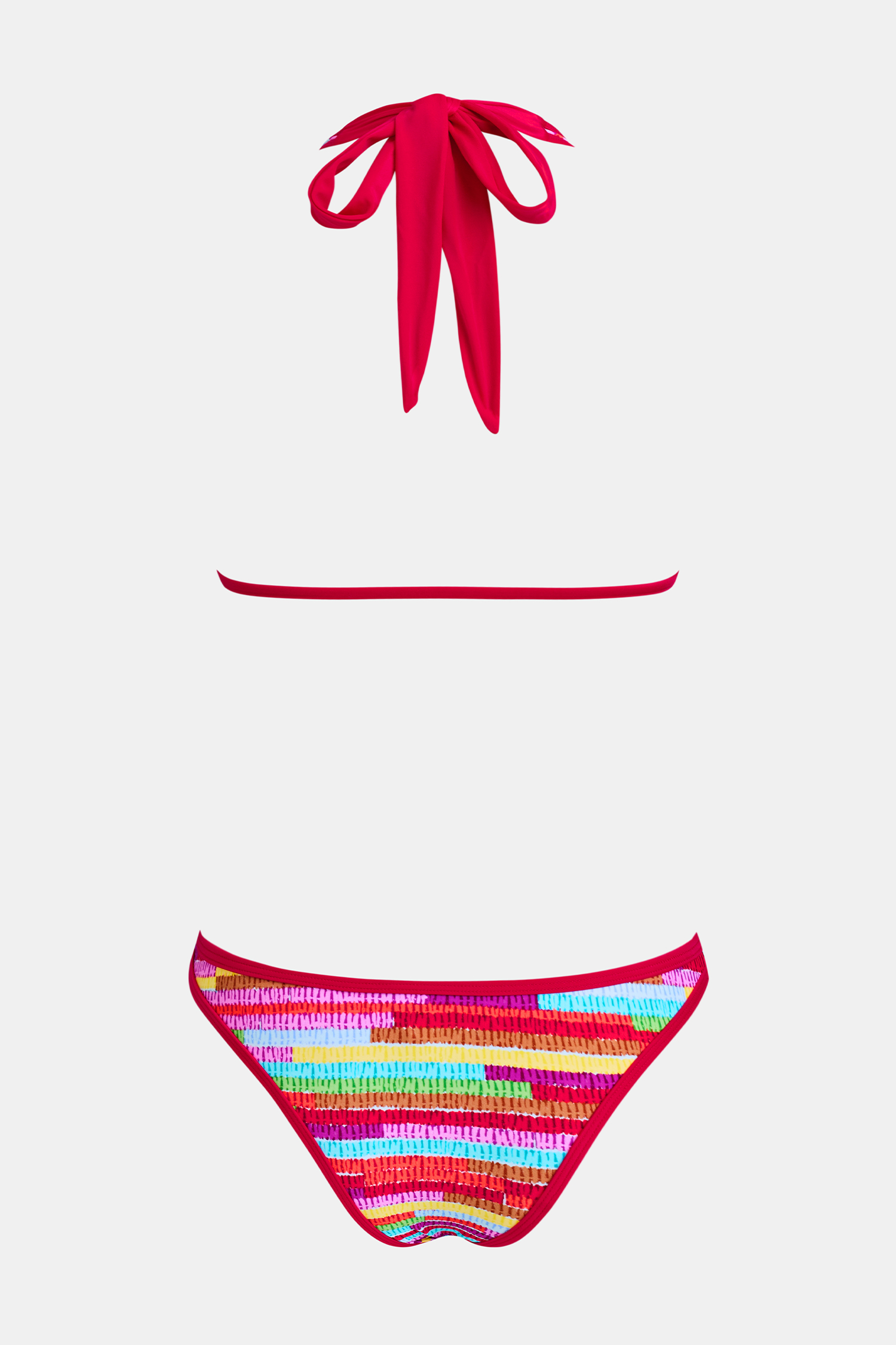 Florida Gal Striped Bikini Set