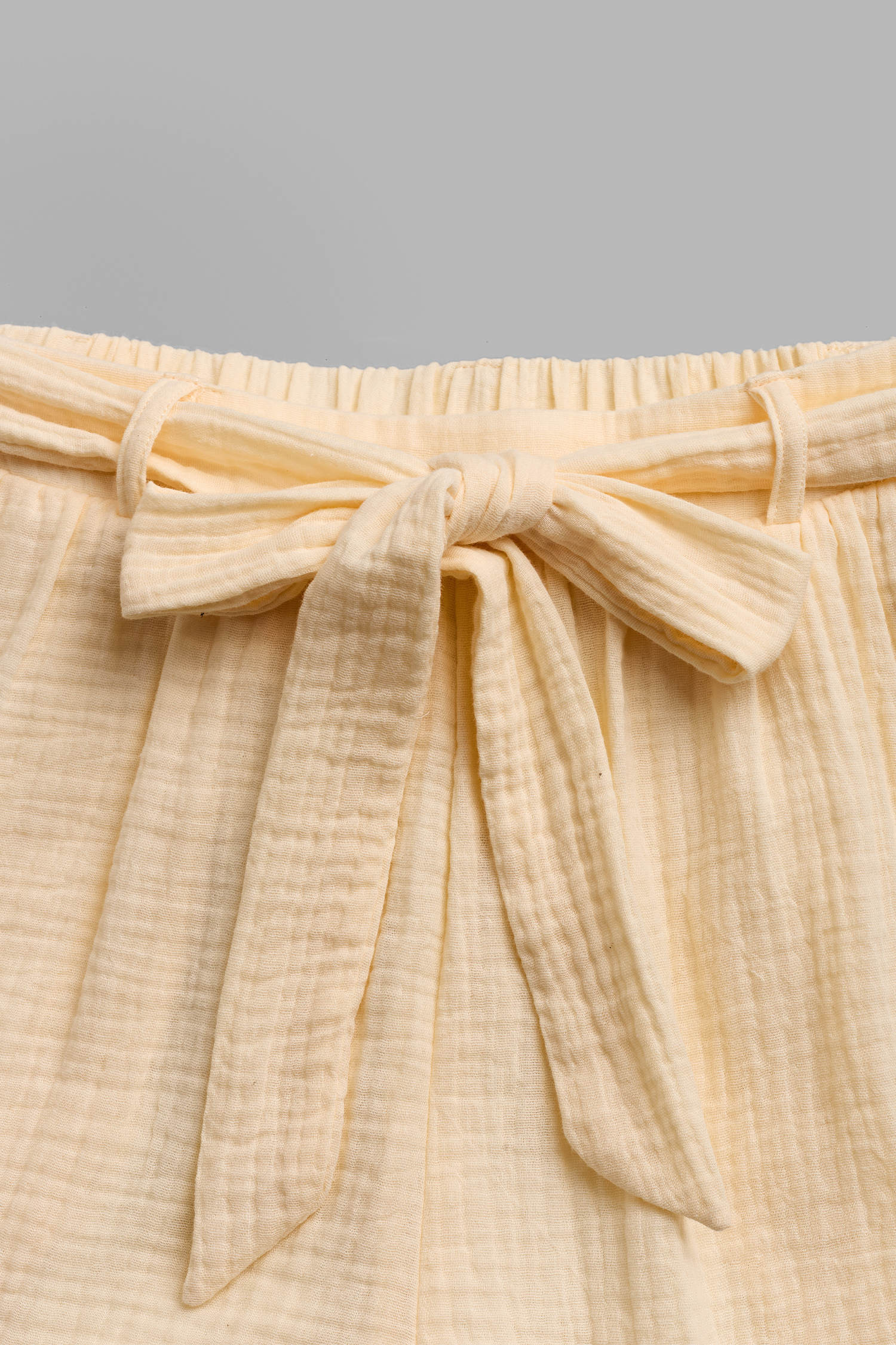 Ster van de show: beige shorts