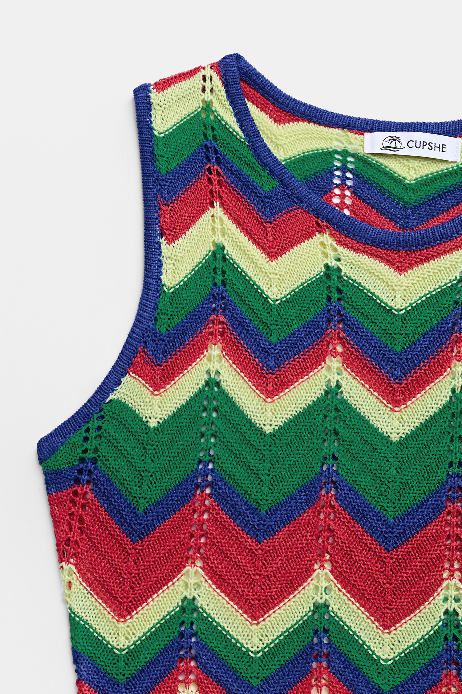 Main Attraction Chevron Mini Dress