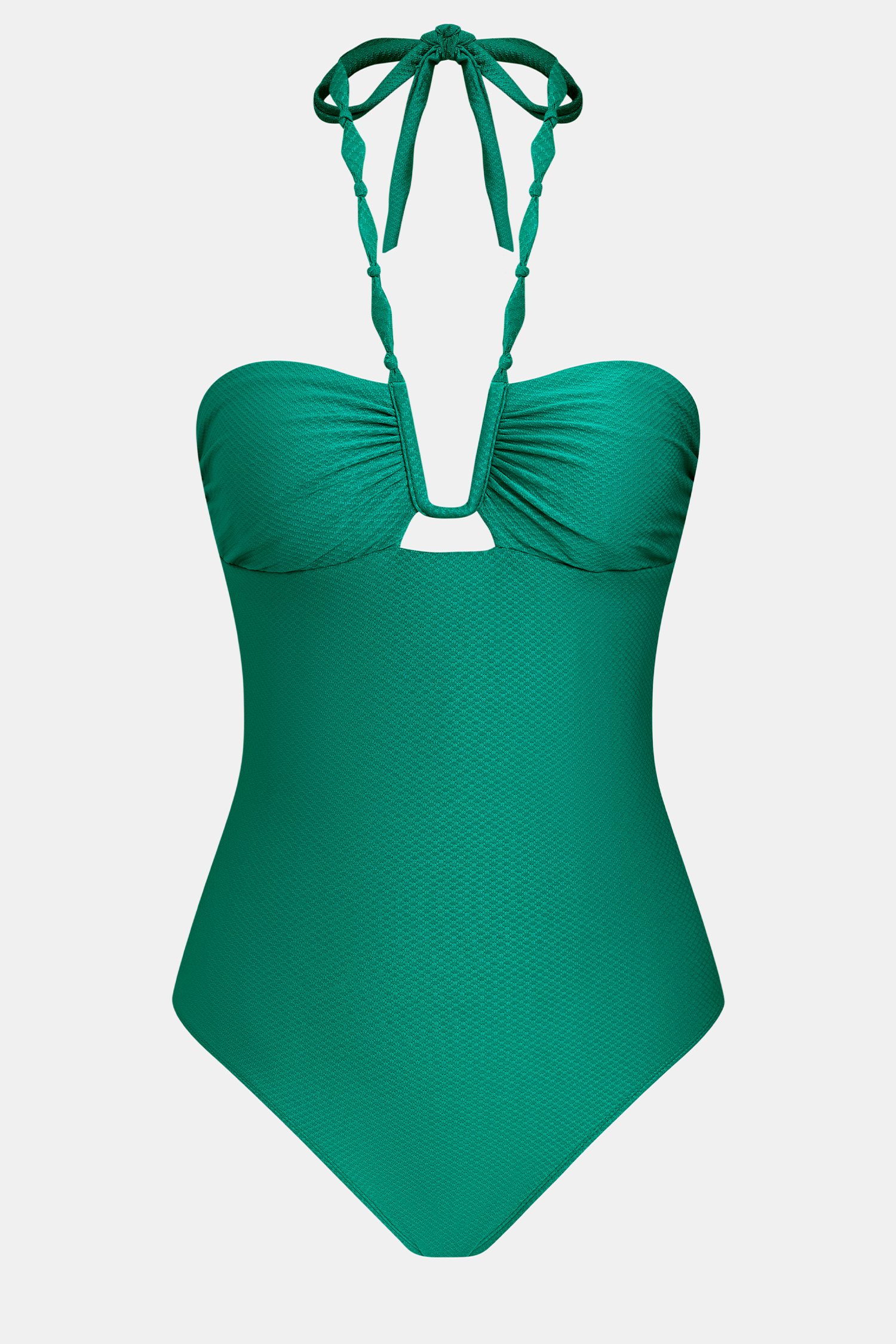 Strandbadpak Siesta Groen Eendelig Badpak