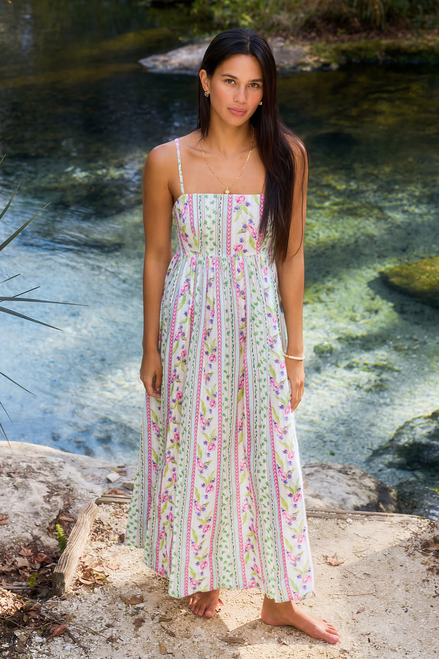 No Vacancy Floral Maxi Dress