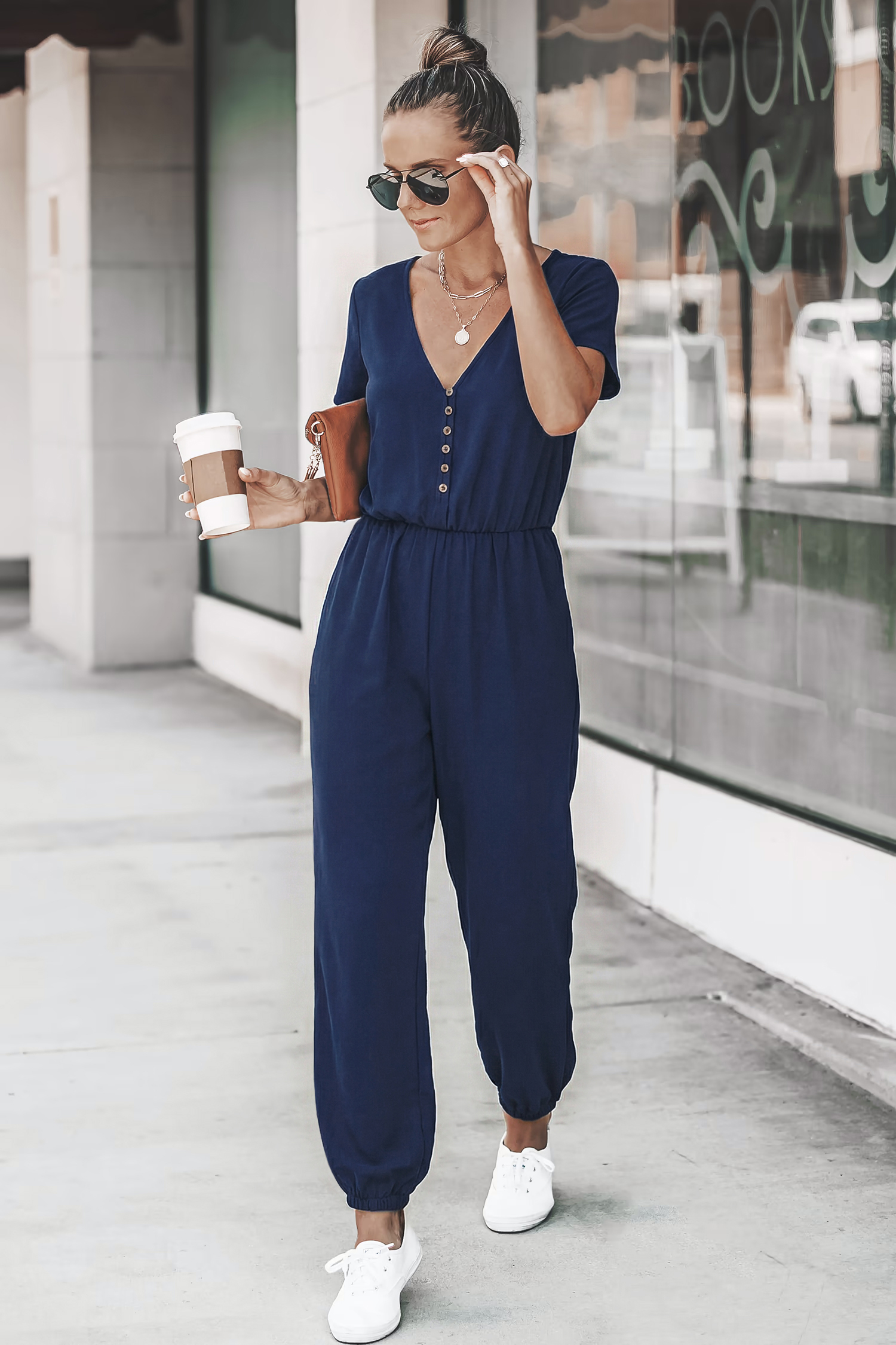 Avonturenroman Blauwe Jumpsuit