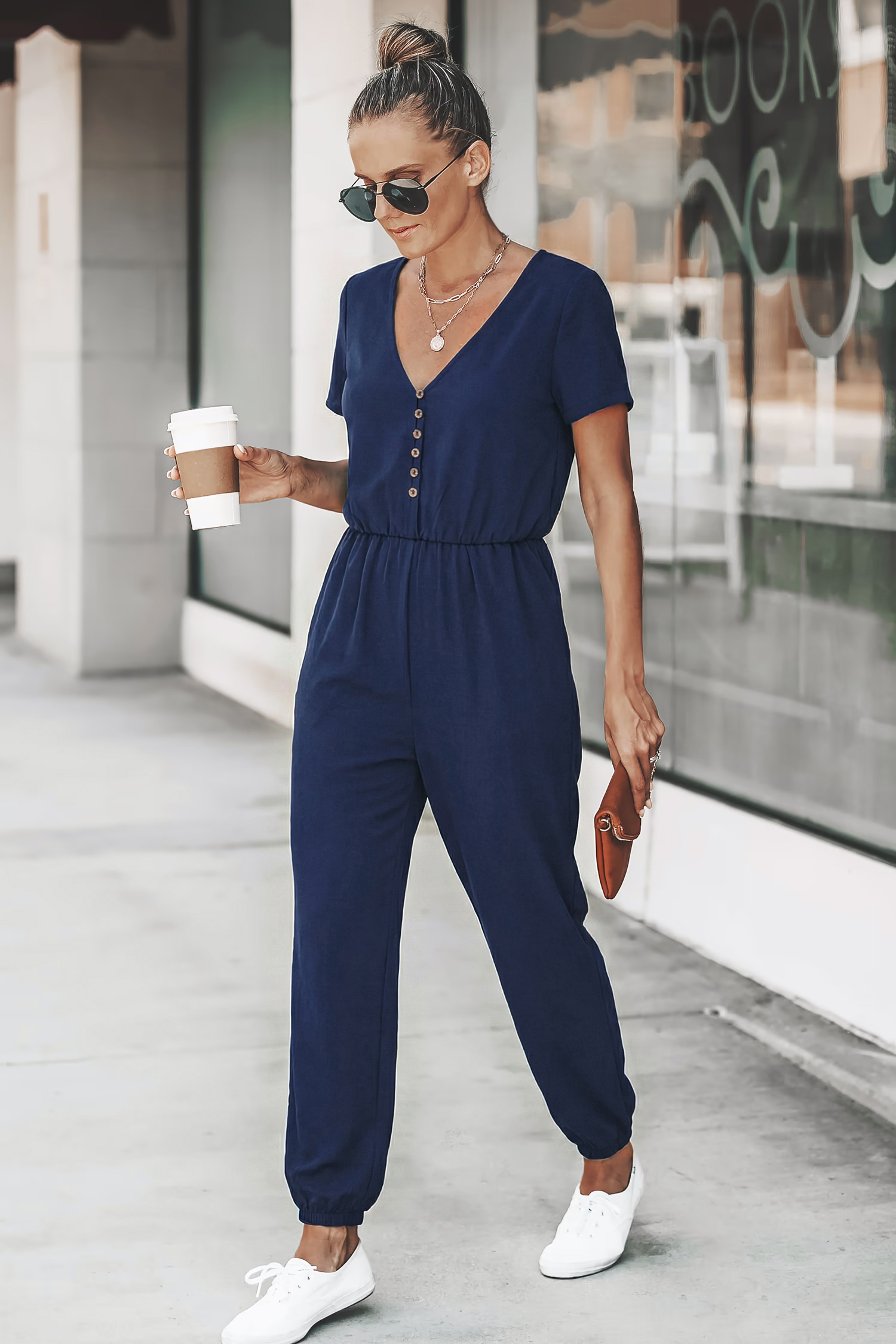 Avonturenroman Blauwe Jumpsuit