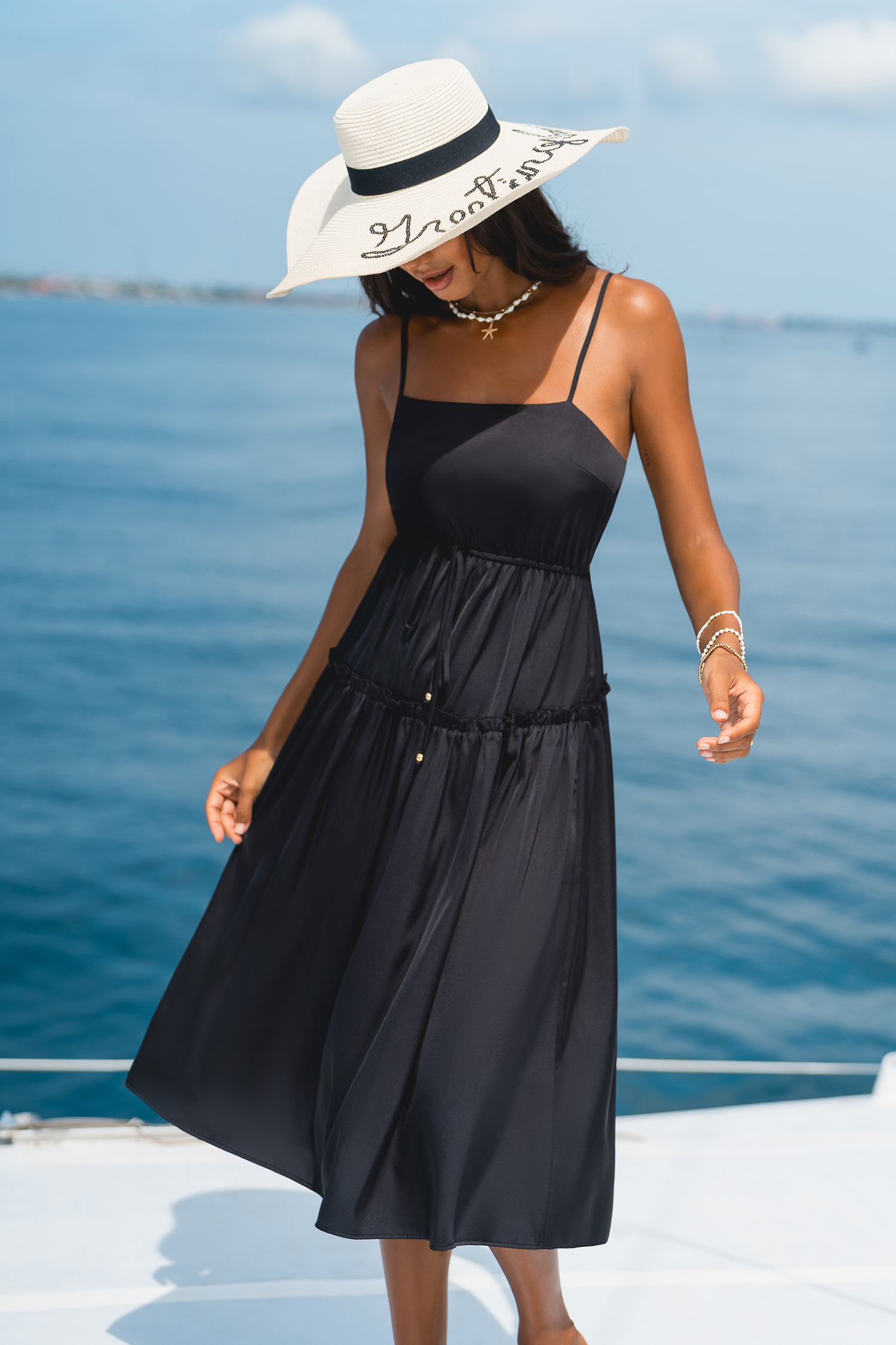 Dark Poetry Black Maxi Dress