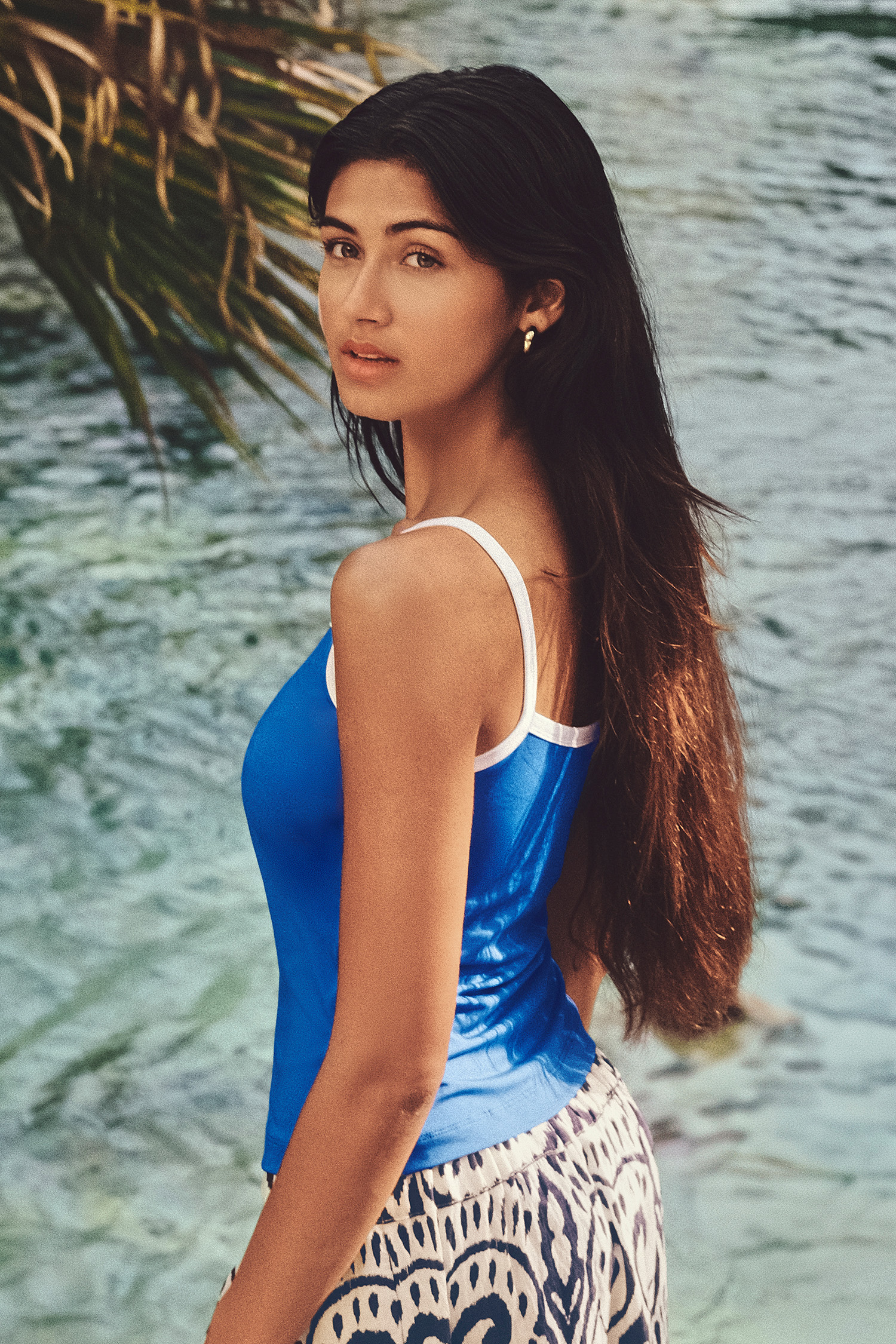 Spring Storm Blue Top