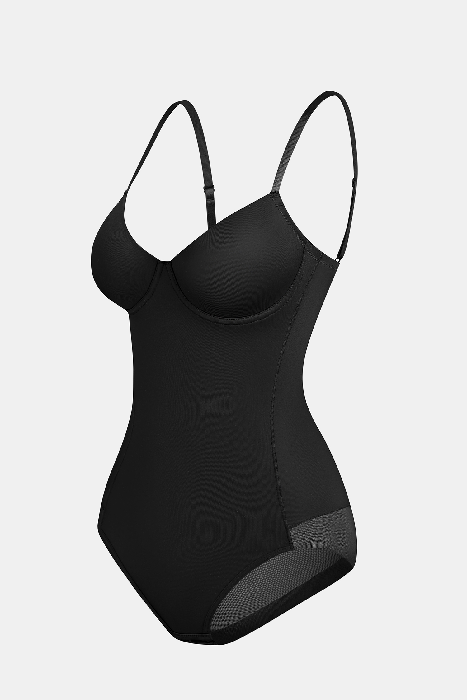 Body gainant noir à armature