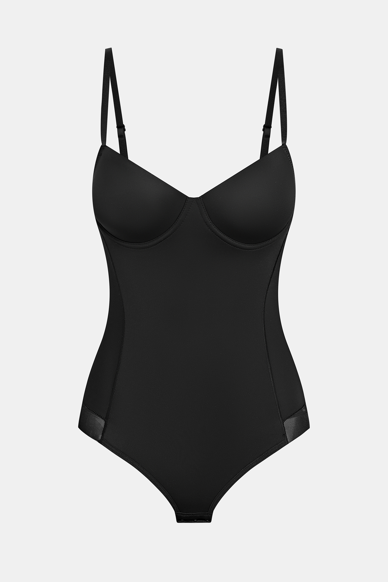 Body gainant noir à armature