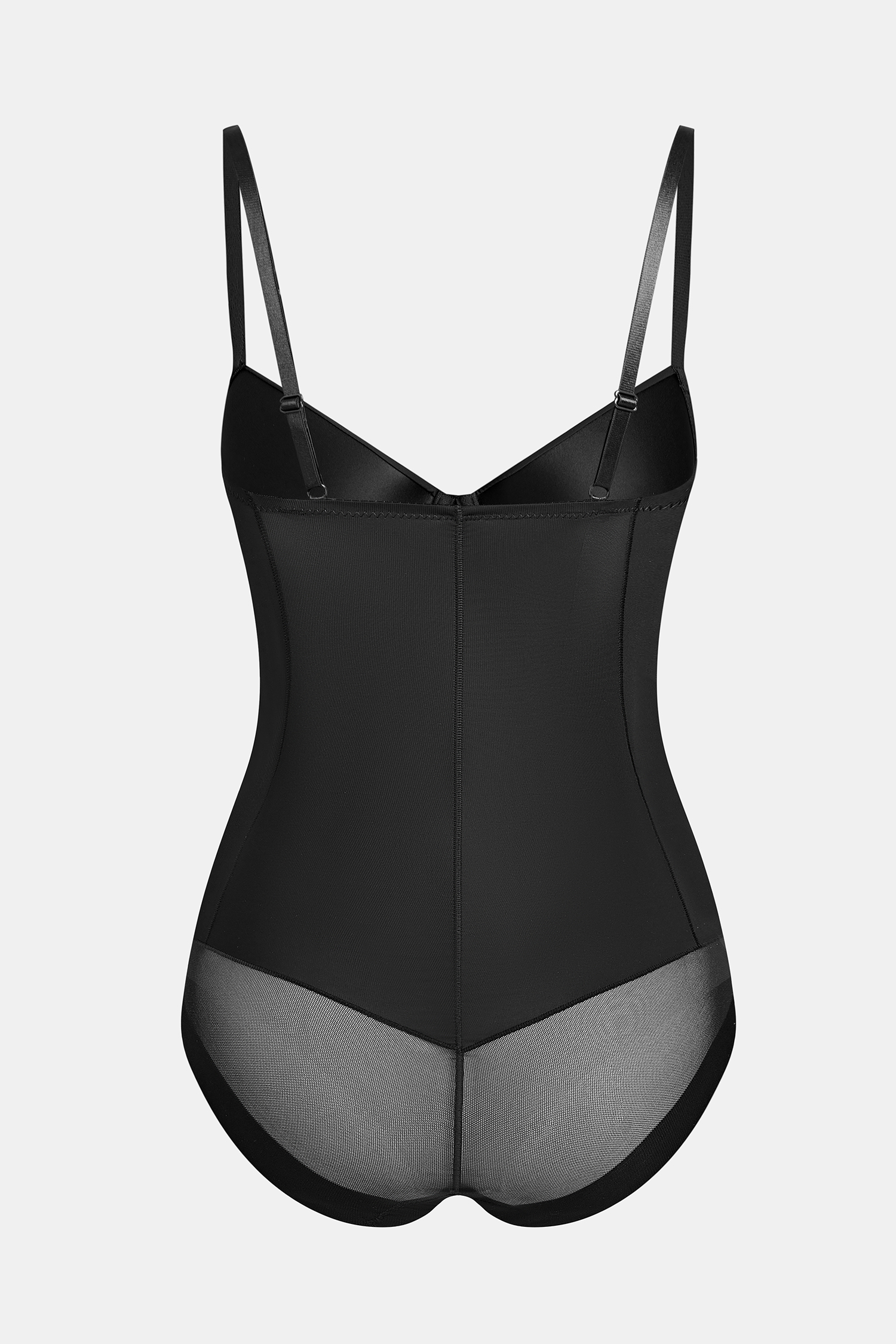 Body gainant noir à armature