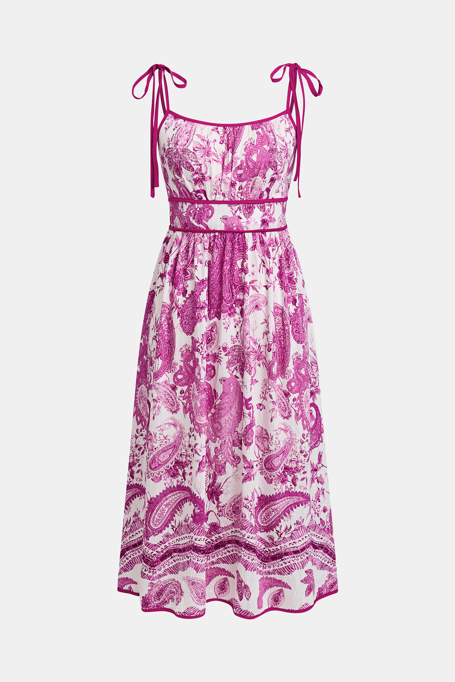 Night Show Paisley Midi Dress