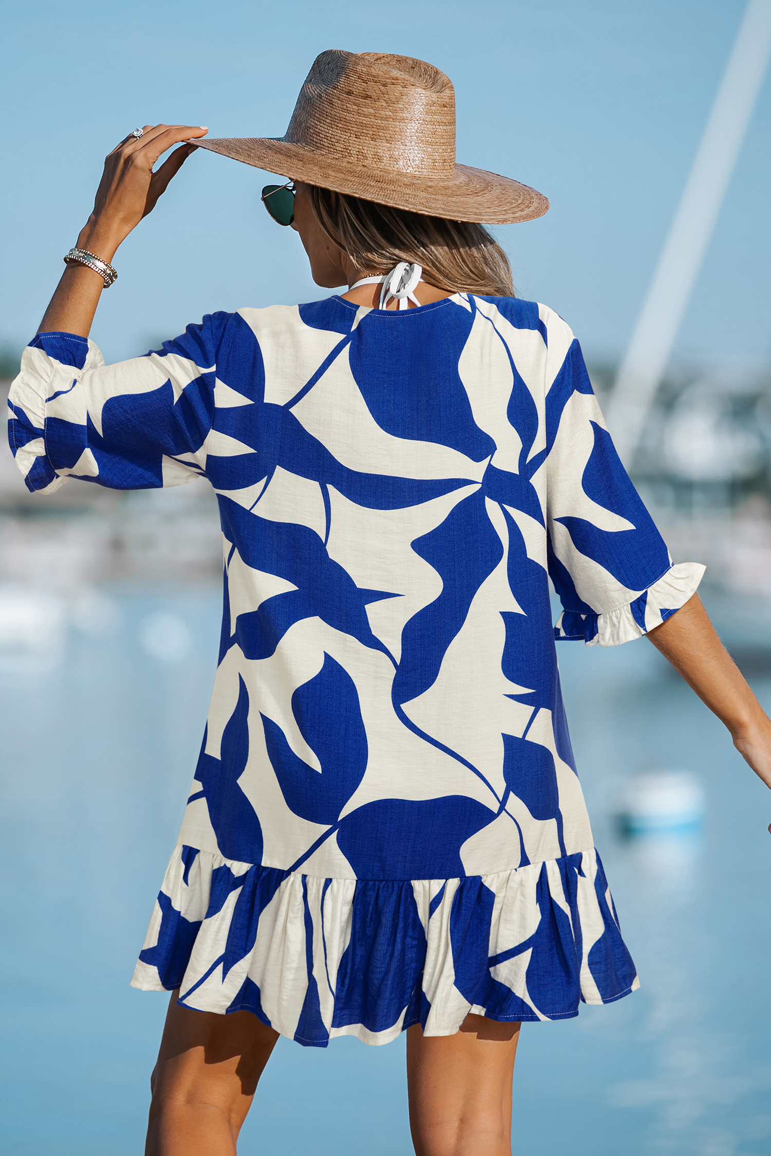 Salt Water Tropical Mini Dress