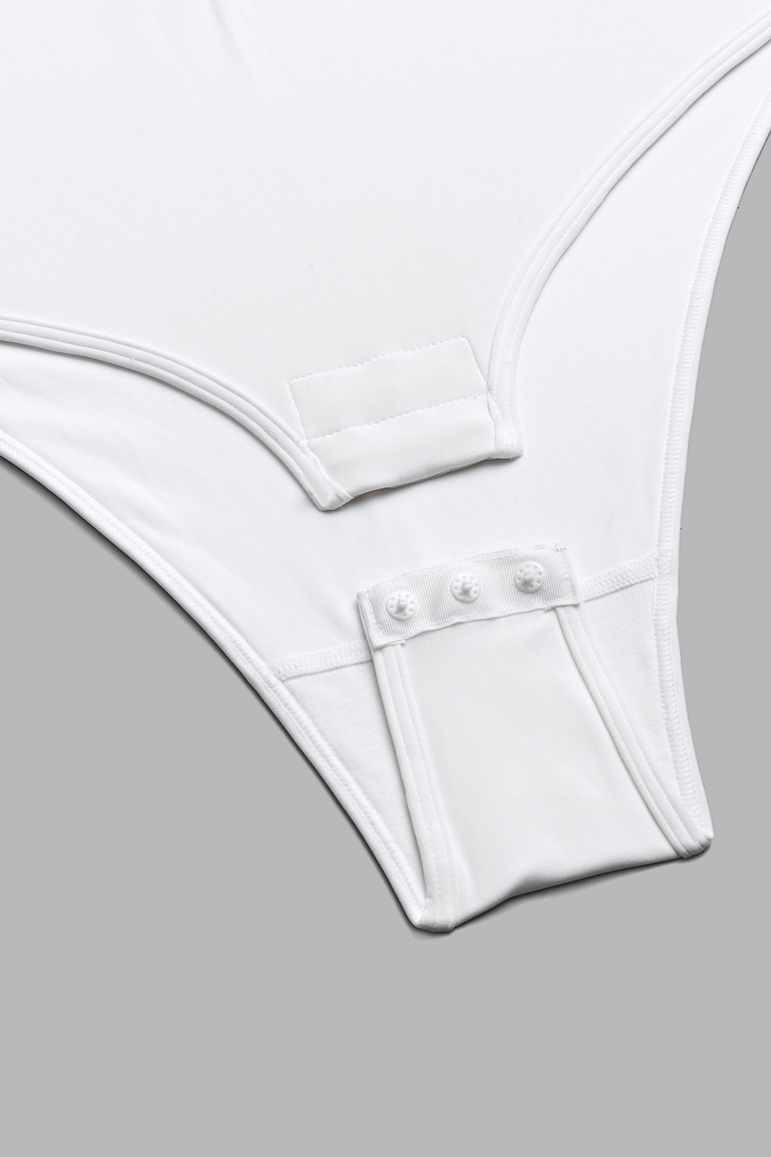 Not Bluffing White Shapewear Bodysuit