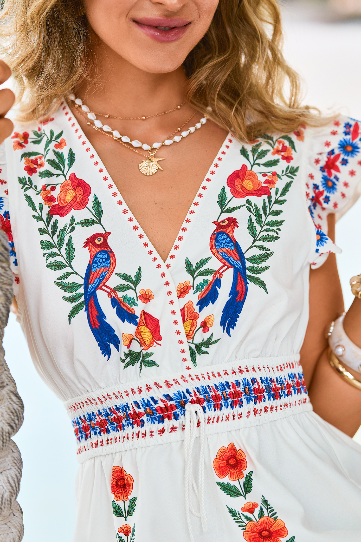 Under the Sun Tropical Mini Dress