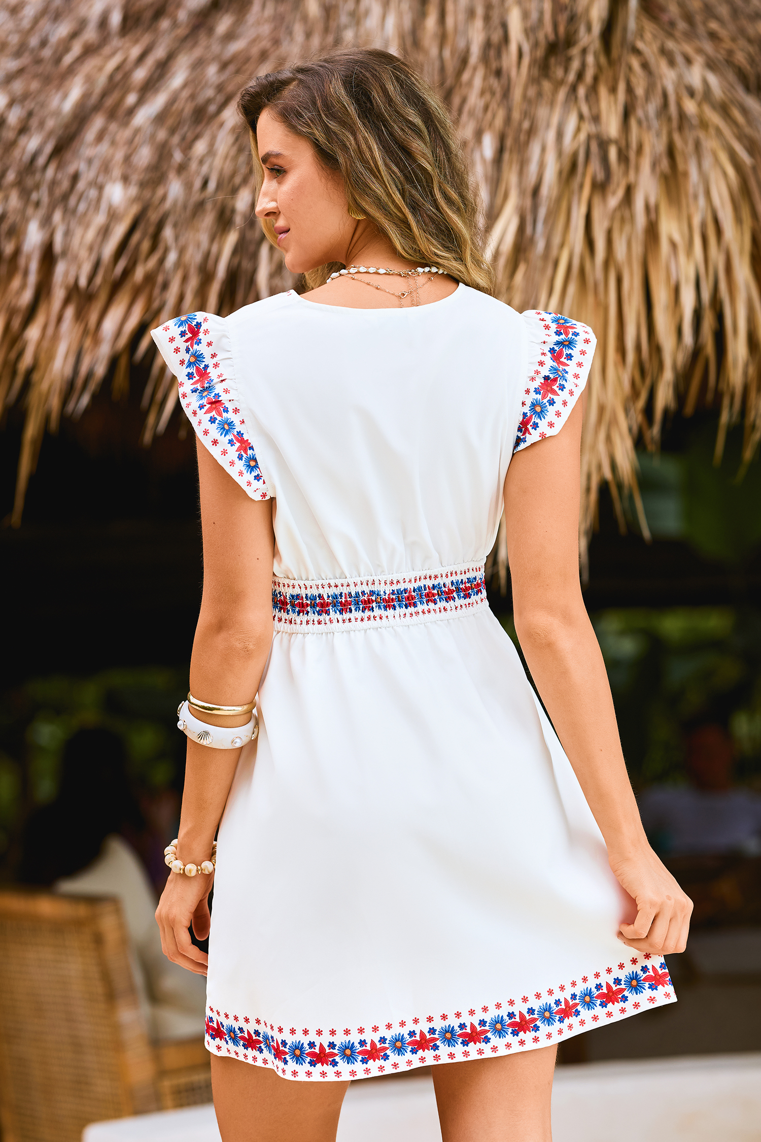 Under the Sun Tropical Mini Dress