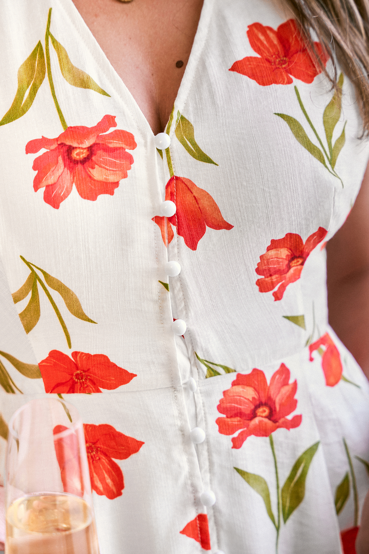 Fresh Picked Poppies Floral Romper