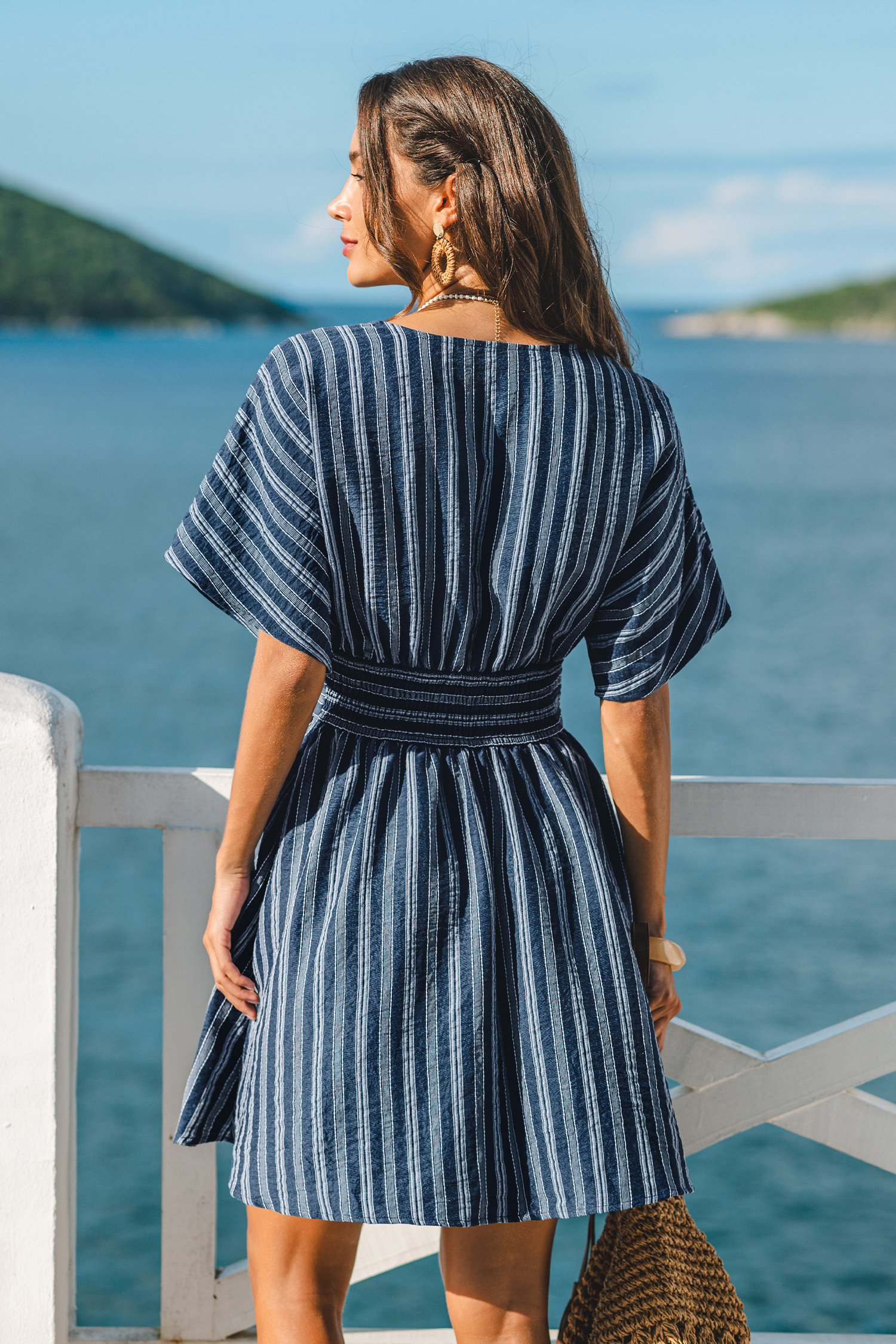 Here for It Striped Mini Dress