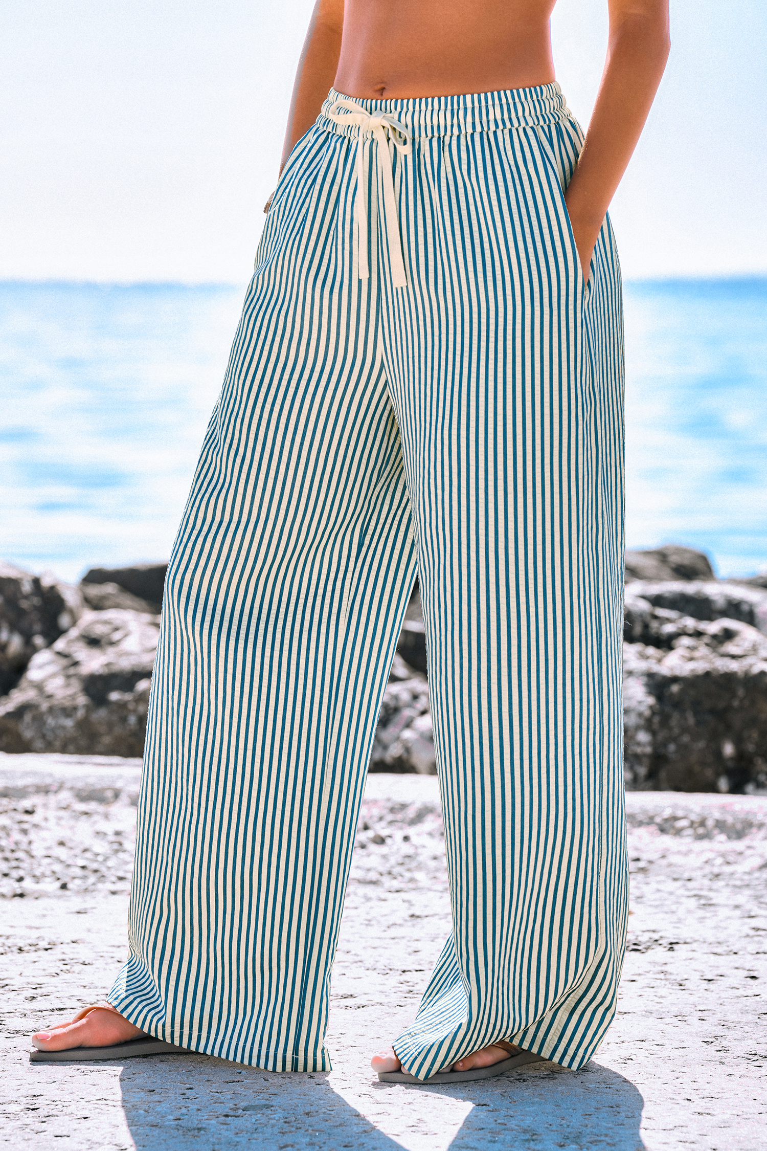 Sailing Off Striped Trousers