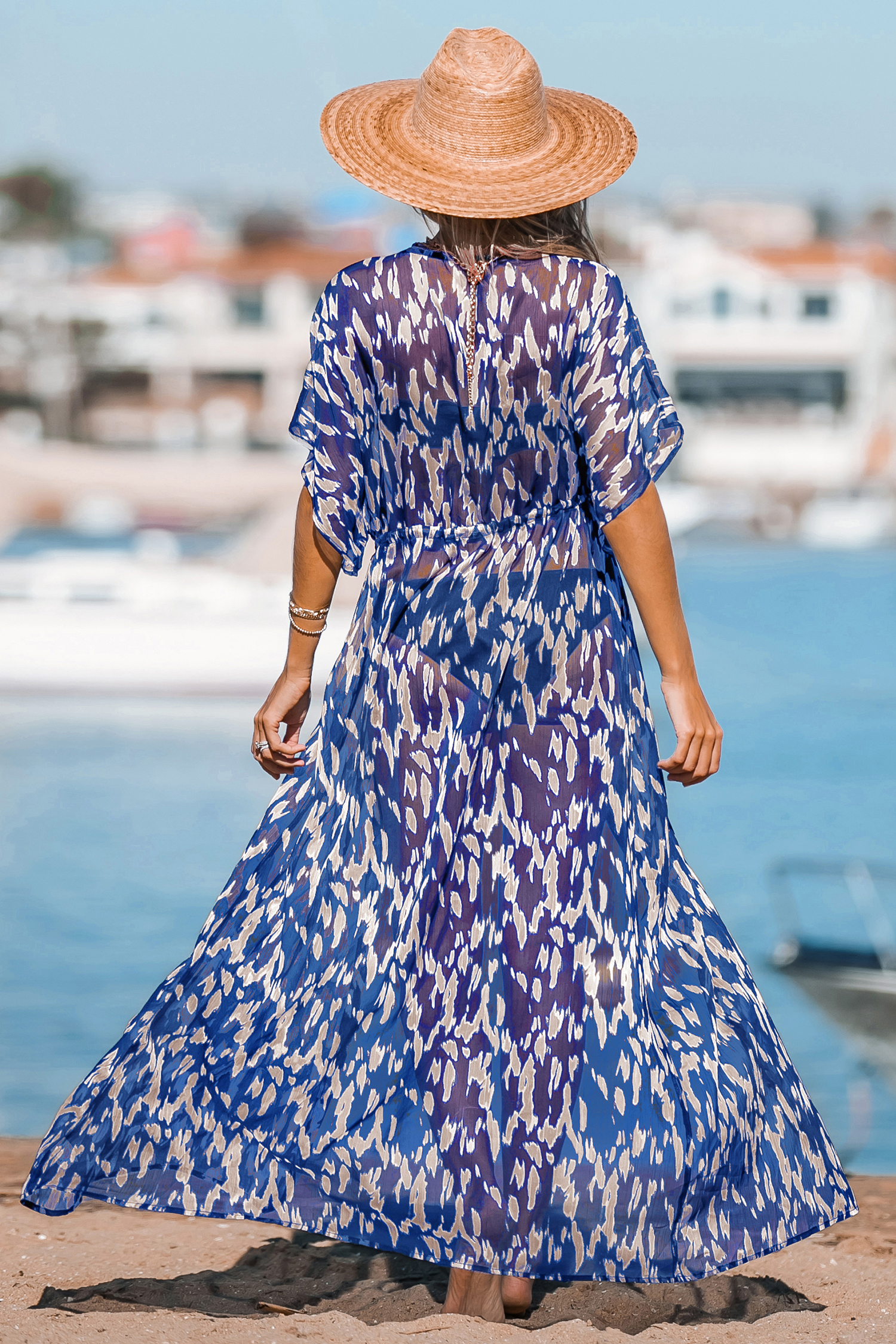 Spot It Abstract Cover-Up Kimono