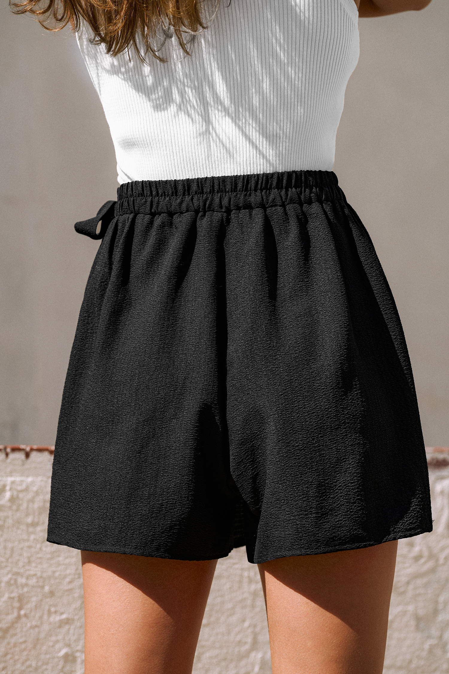 Along the Coast Black Skort