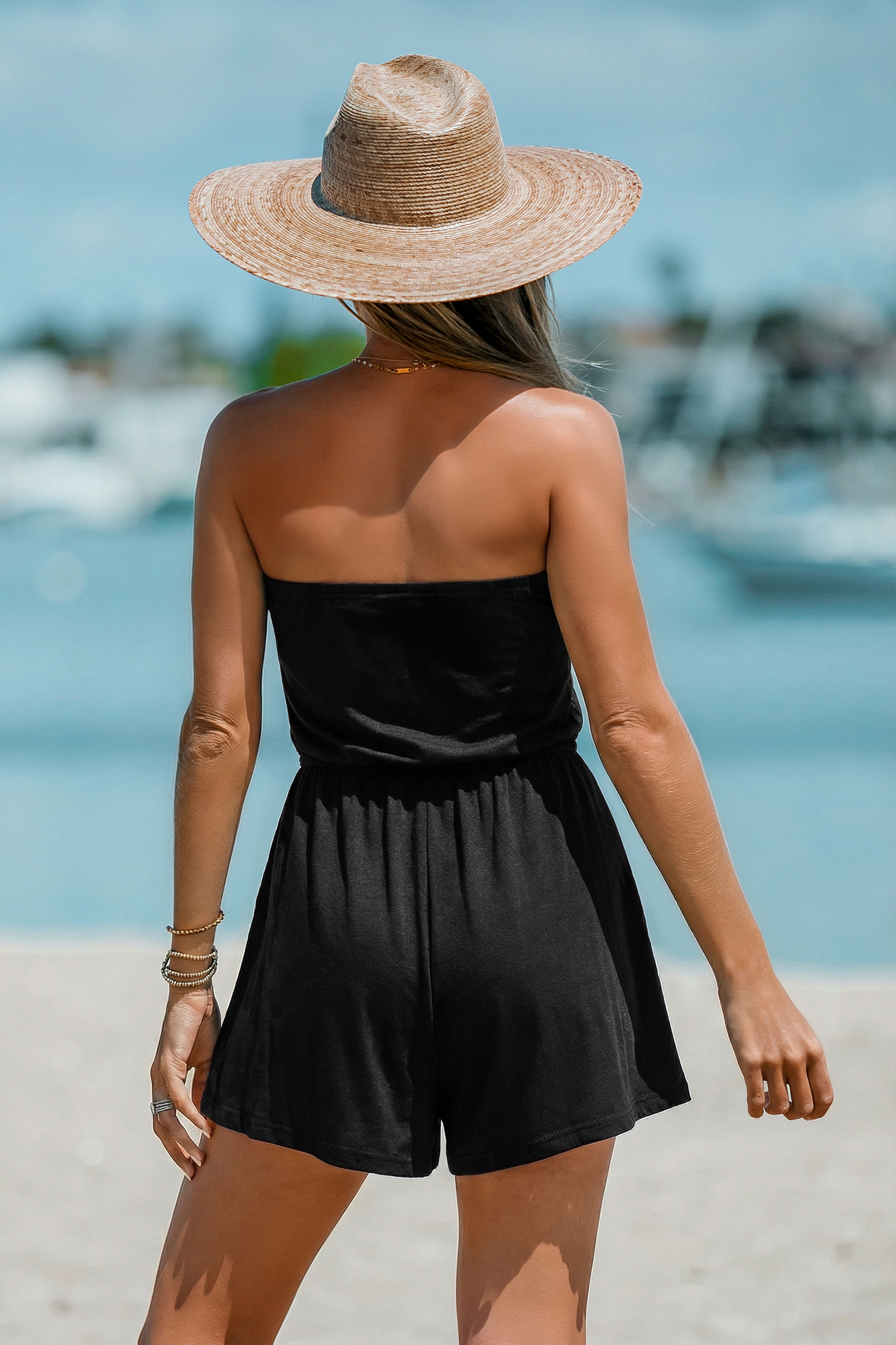 On Purpose Black Romper