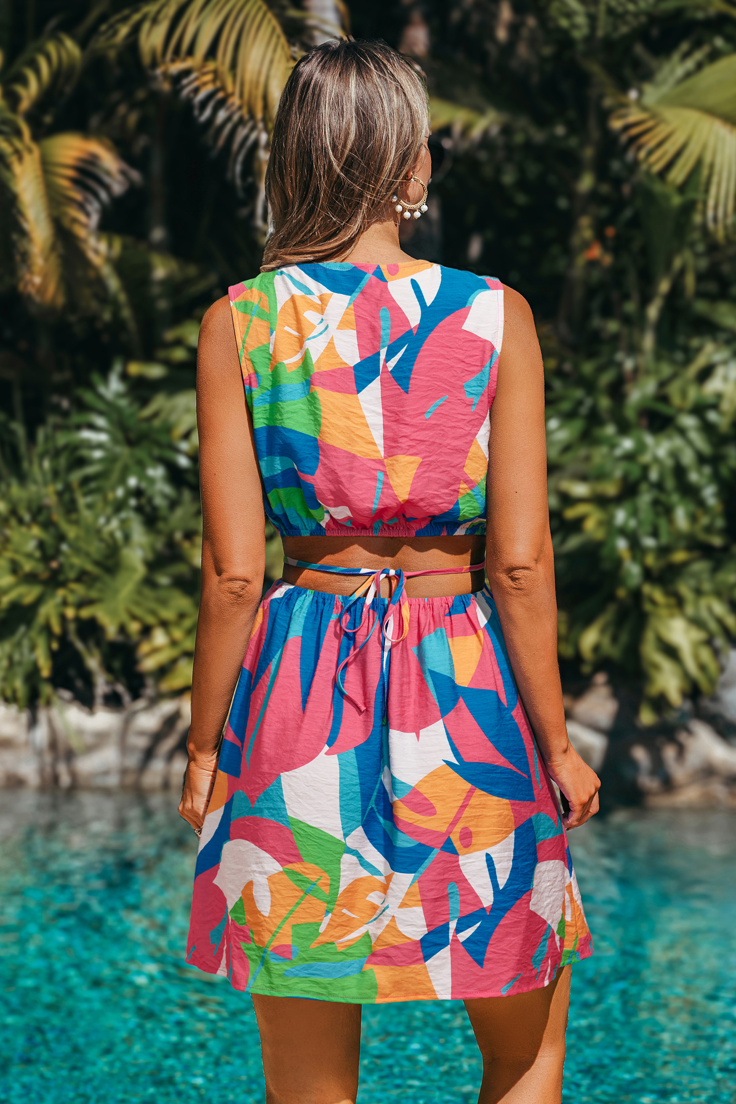 Mini abito astratto Loud & Proud