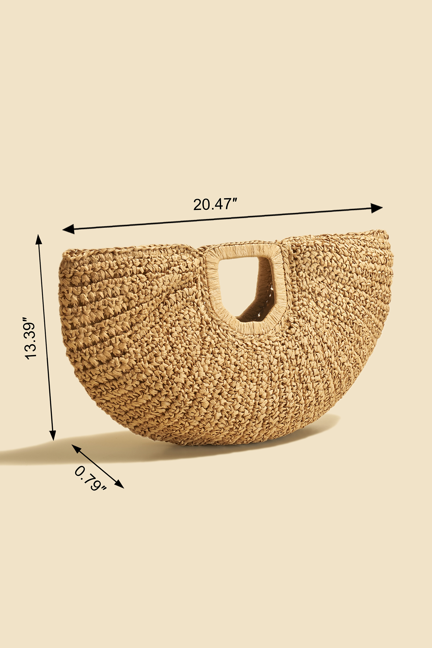 Hawaiian Sunset Straw Bag