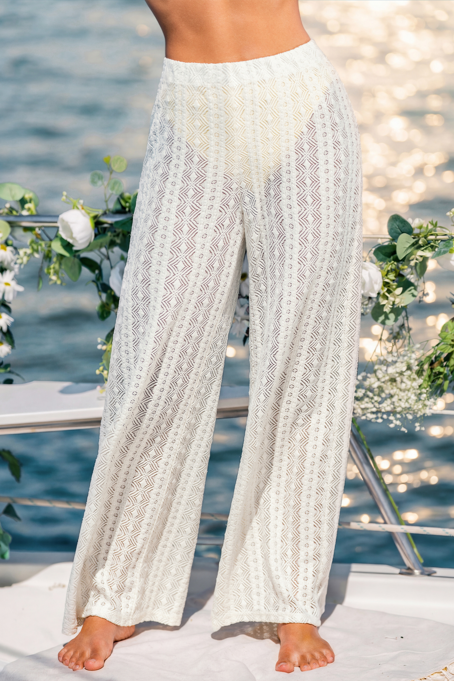 Easy Living Beige Cover-Up Pants