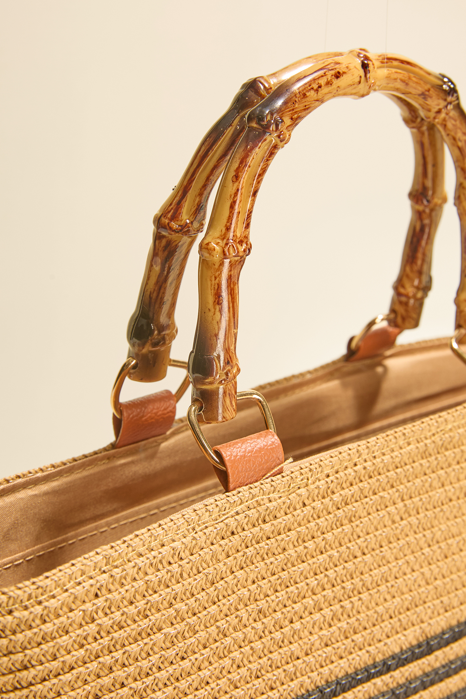 Golden Babe Straw Bag