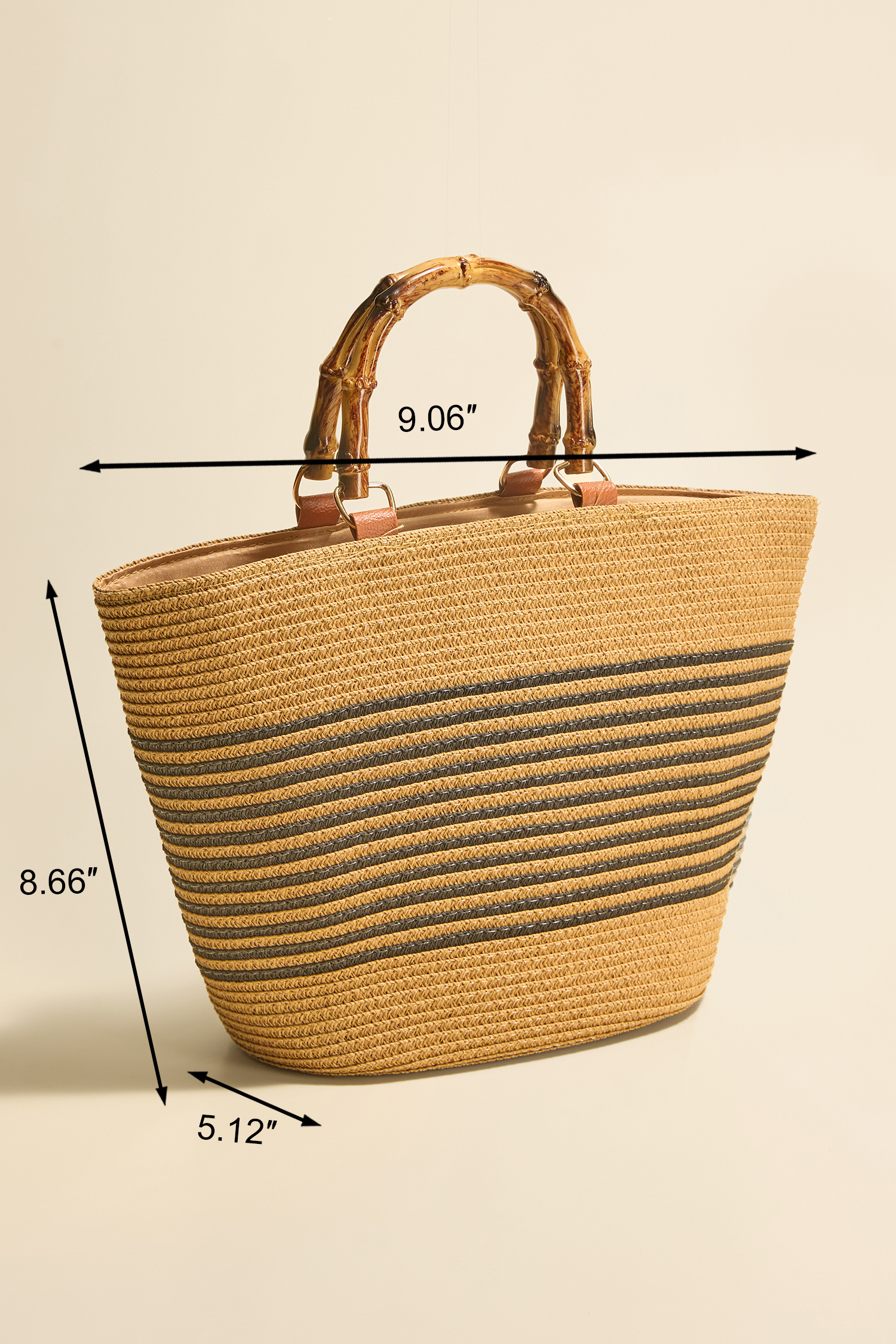 Golden Babe Straw Bag