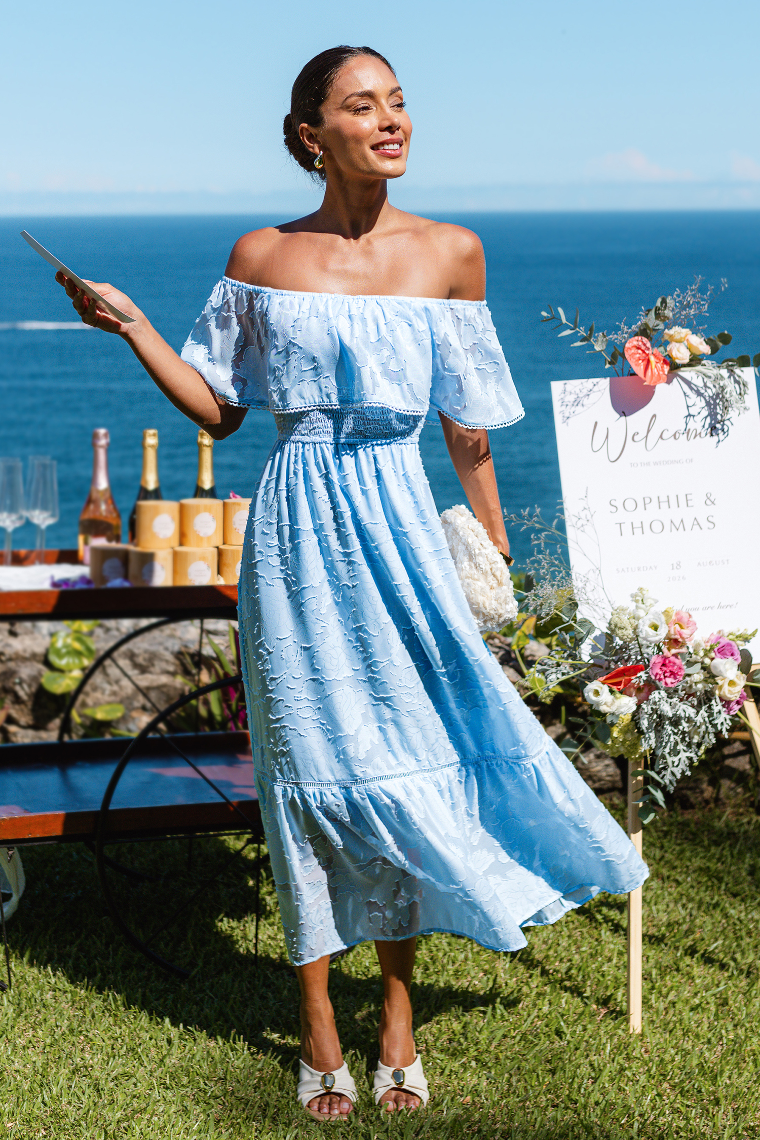 Forget-Me-Not Blue Maxi Dress
