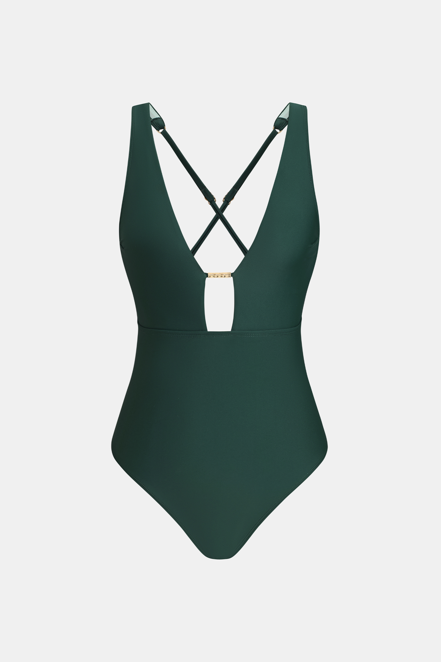 x Camille Maillot de bain une pièce col plongeant dos croisé