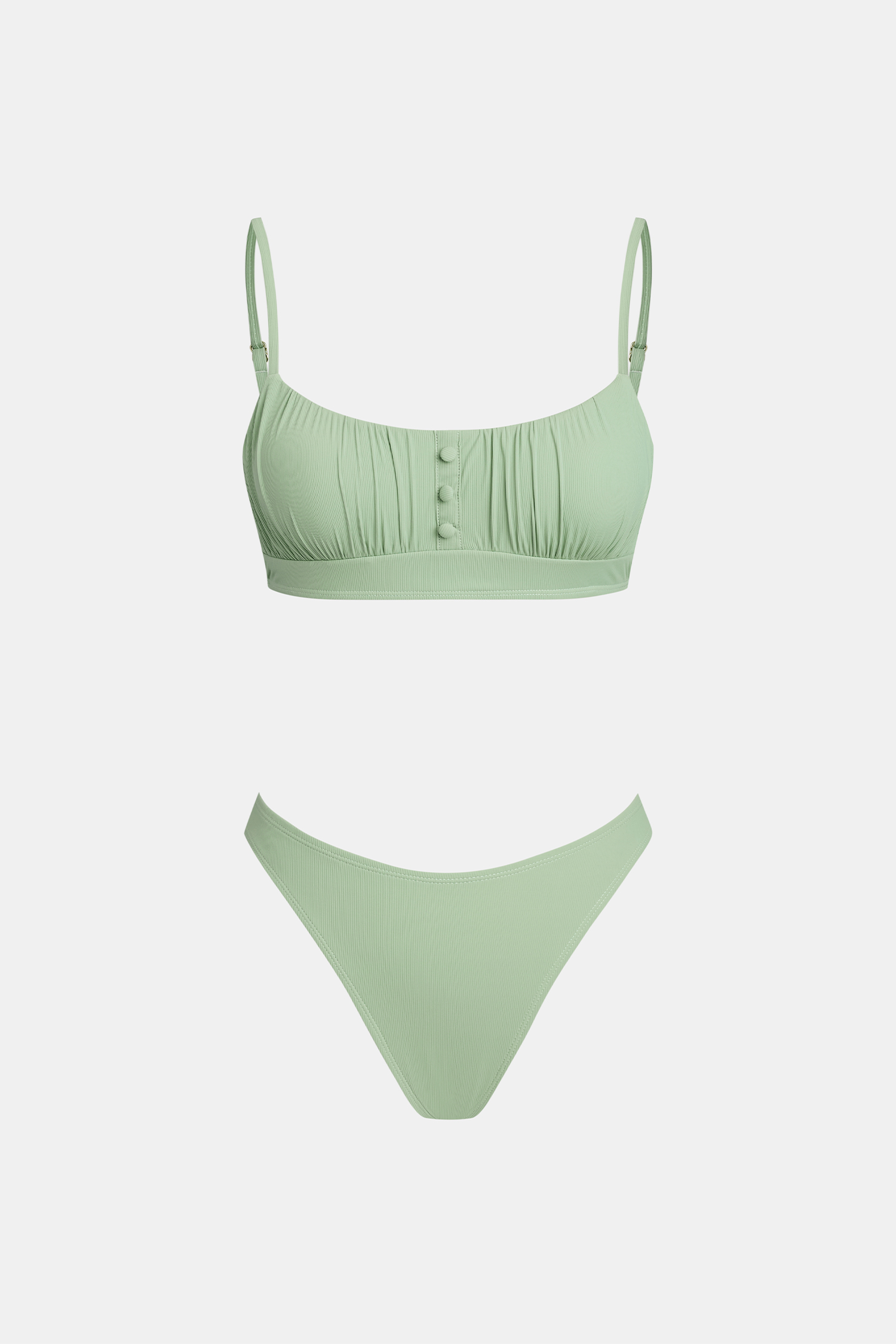 x Diane Bikini col arrondi bas ultra échancré