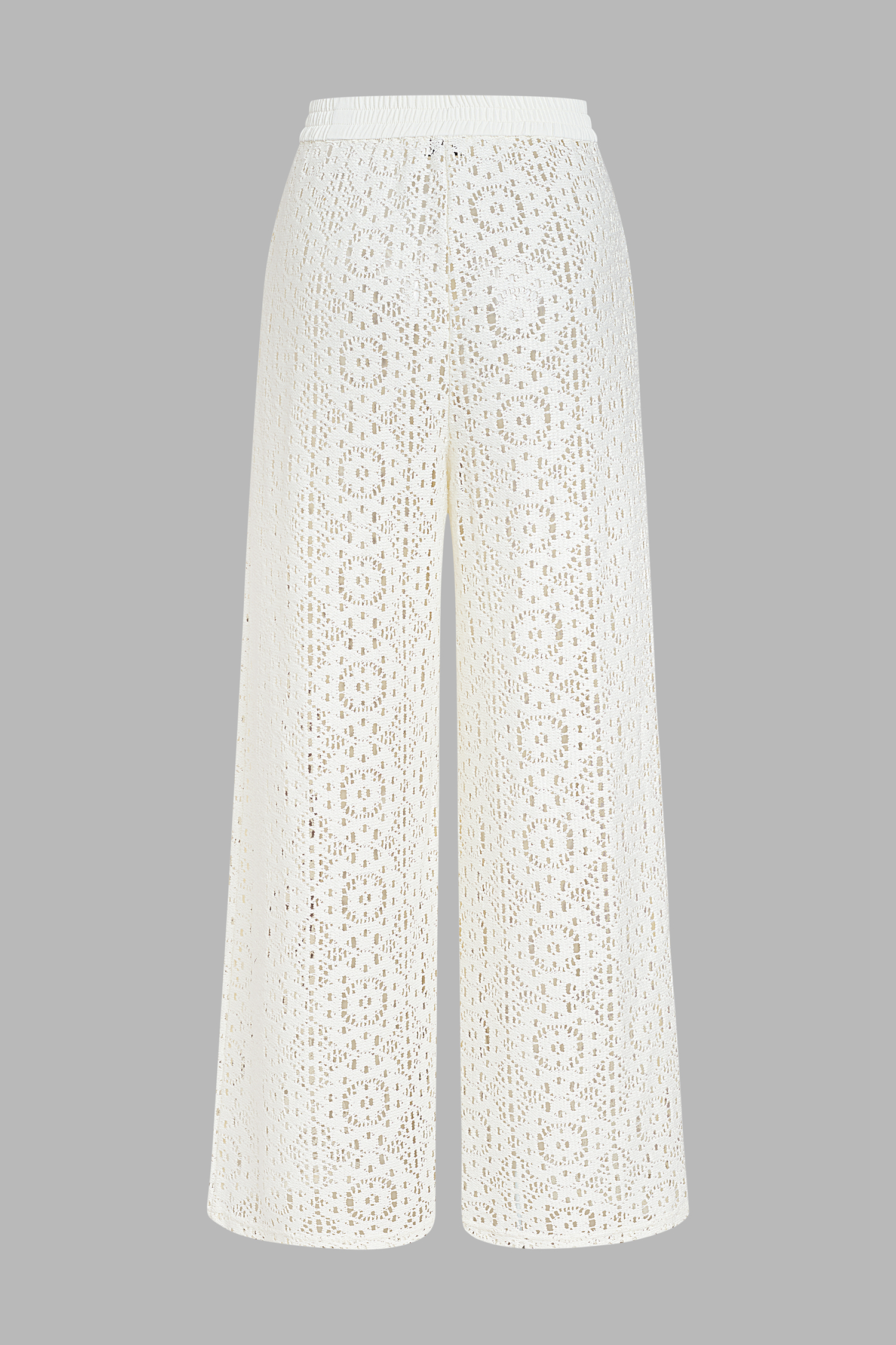 x Diane Pantalon de plage taille élastique jambes larges