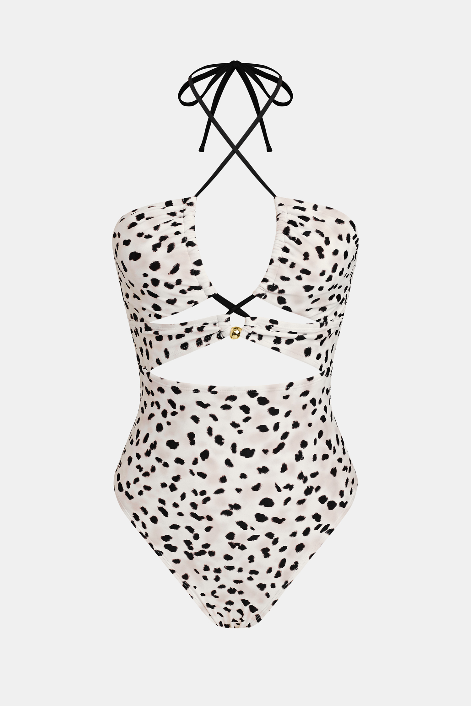 x Camille Maillot de bain une pièce imprimé bretelles à nouer