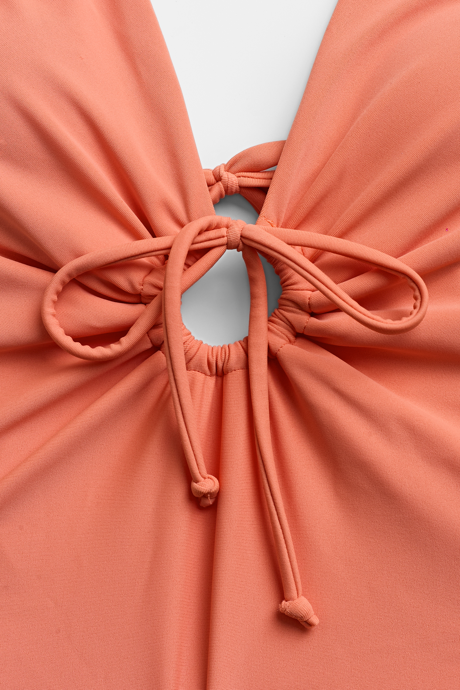 When in Texas Orange One-Piece Swimsuit