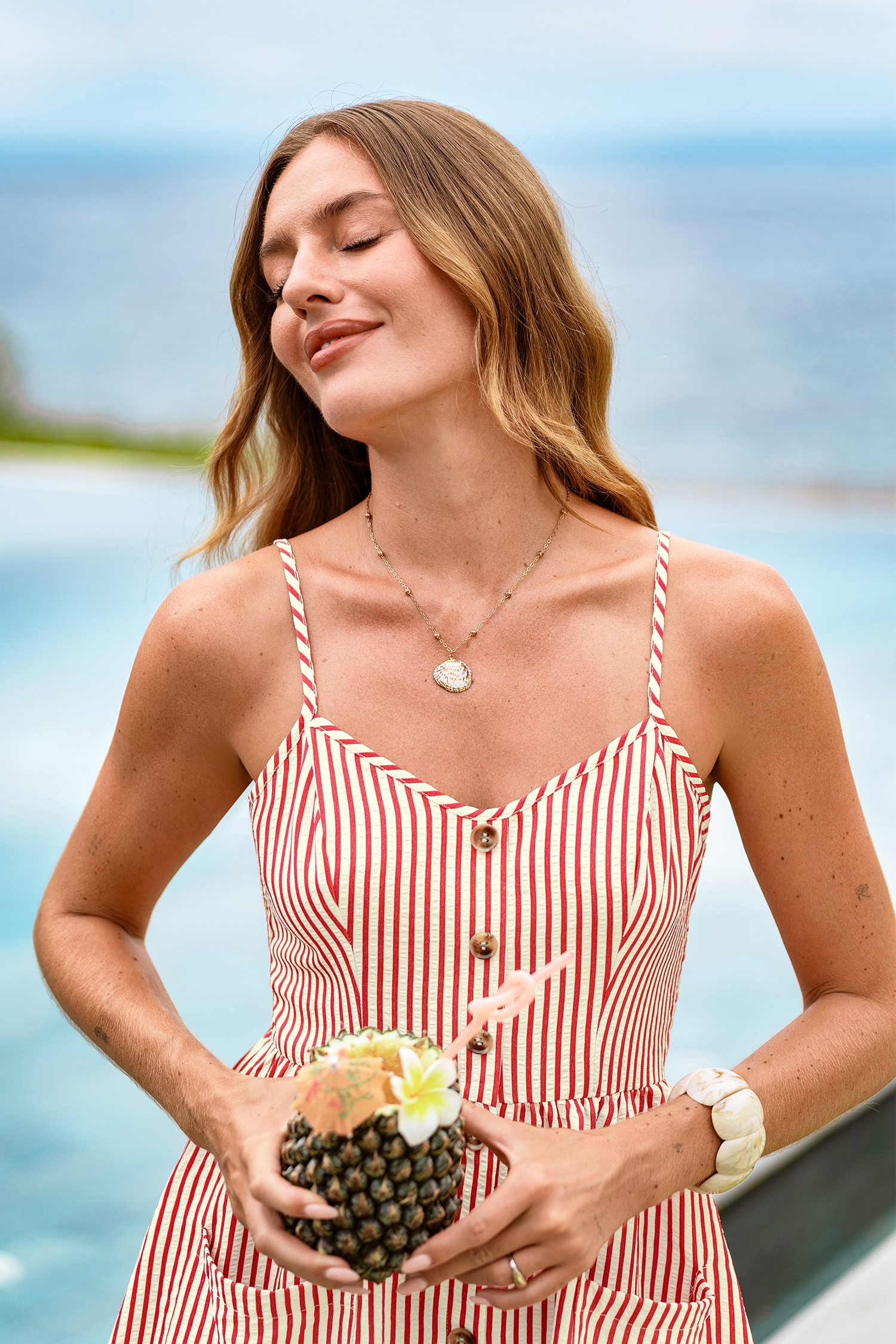 Adored Striped Mini Dress