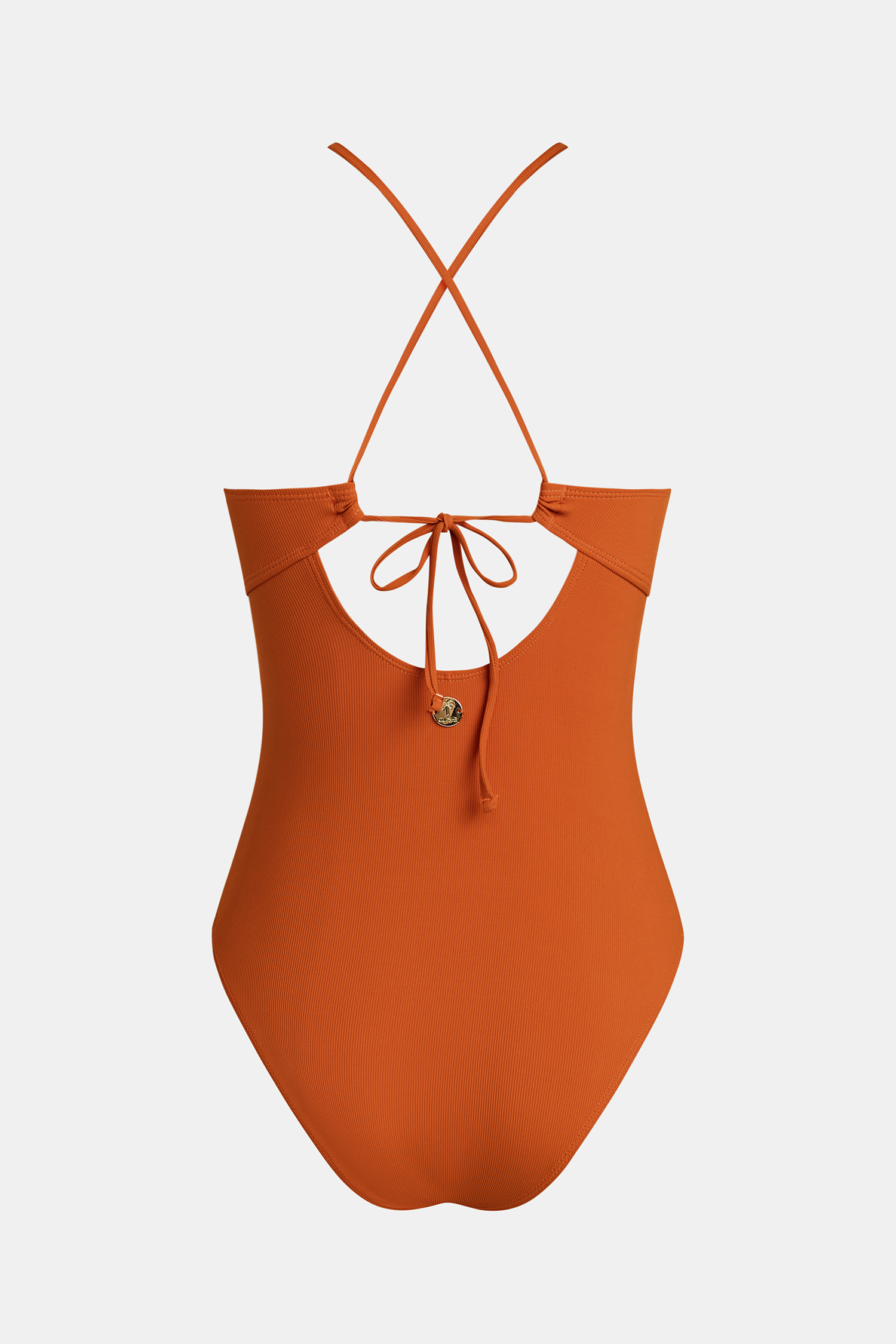 x Camille Maillot de bain une pièce col haut dos croisé