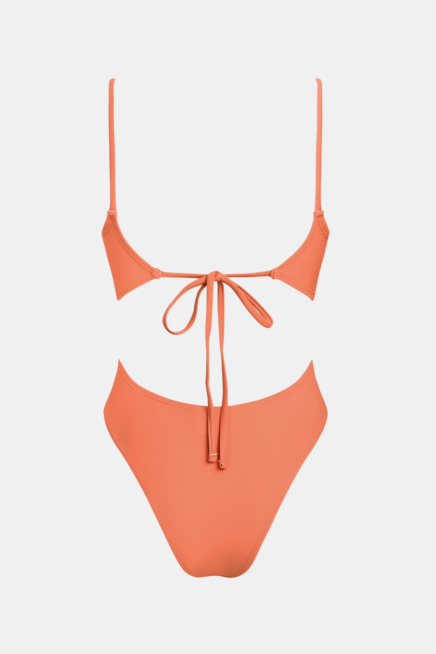 When in Texas Orange One-Piece Swimsuit