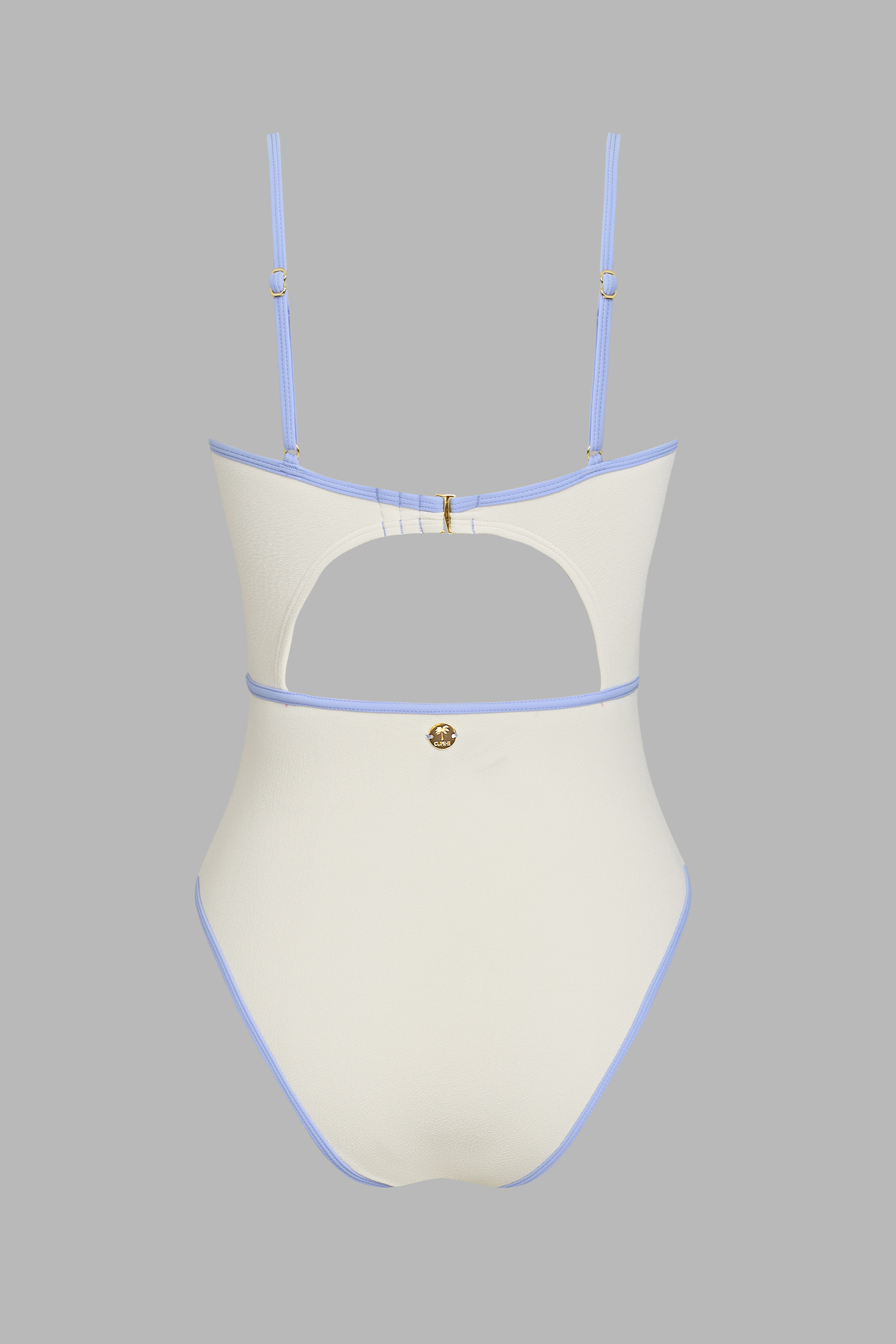 x Camille Maillot de bain une pièce col losange découpe goutte