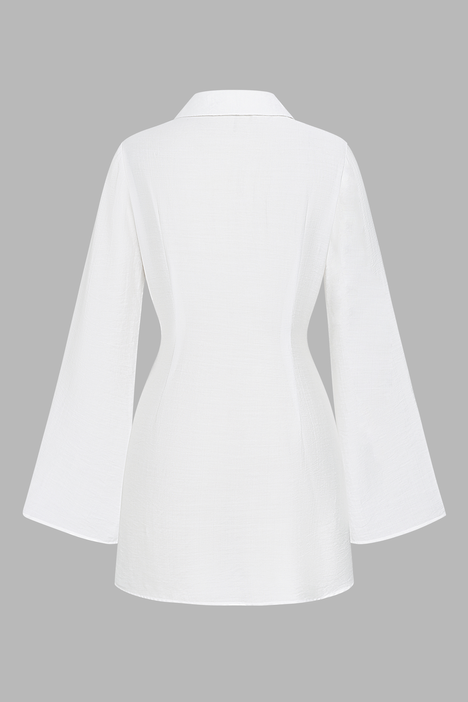 x Diane Robe de plage col chemise ceinture à nouer